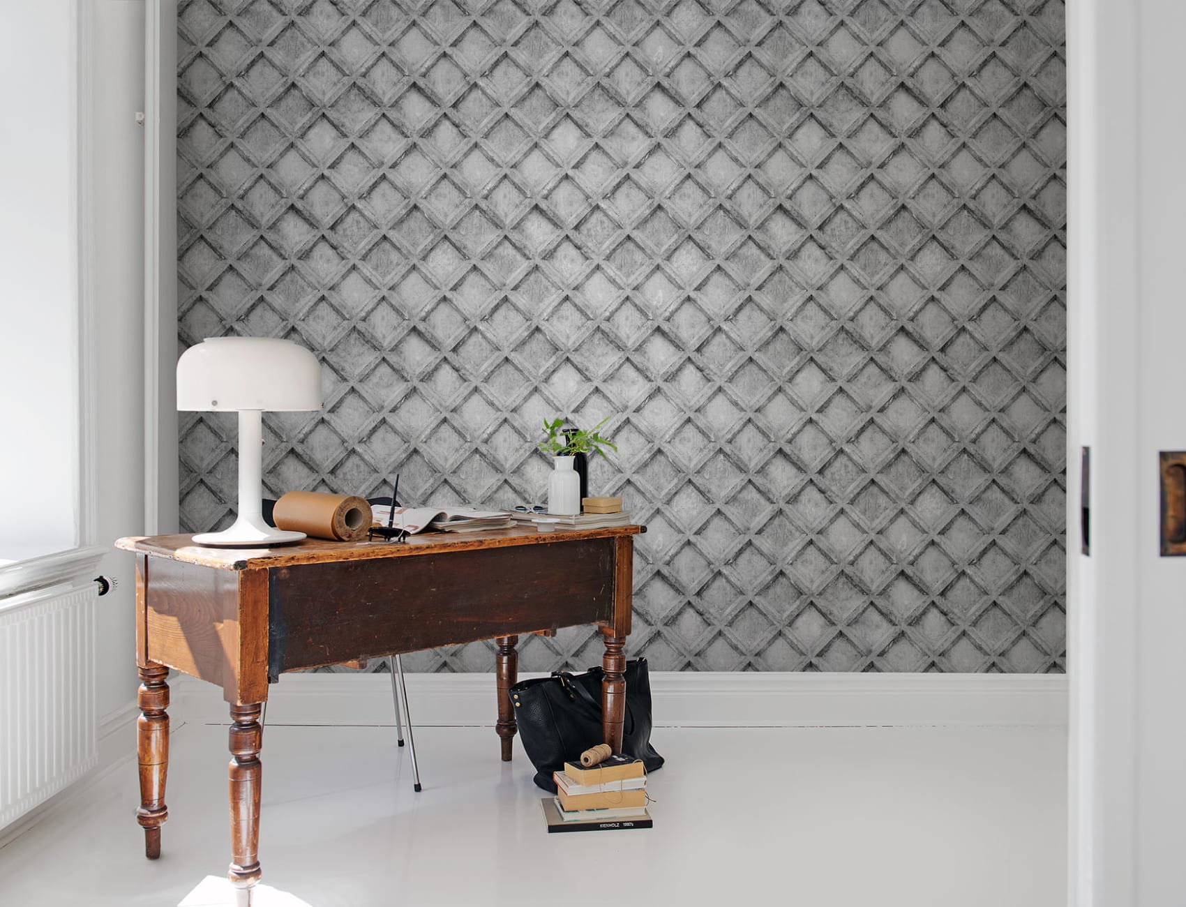Concrete wall mural for kitchen or any other room