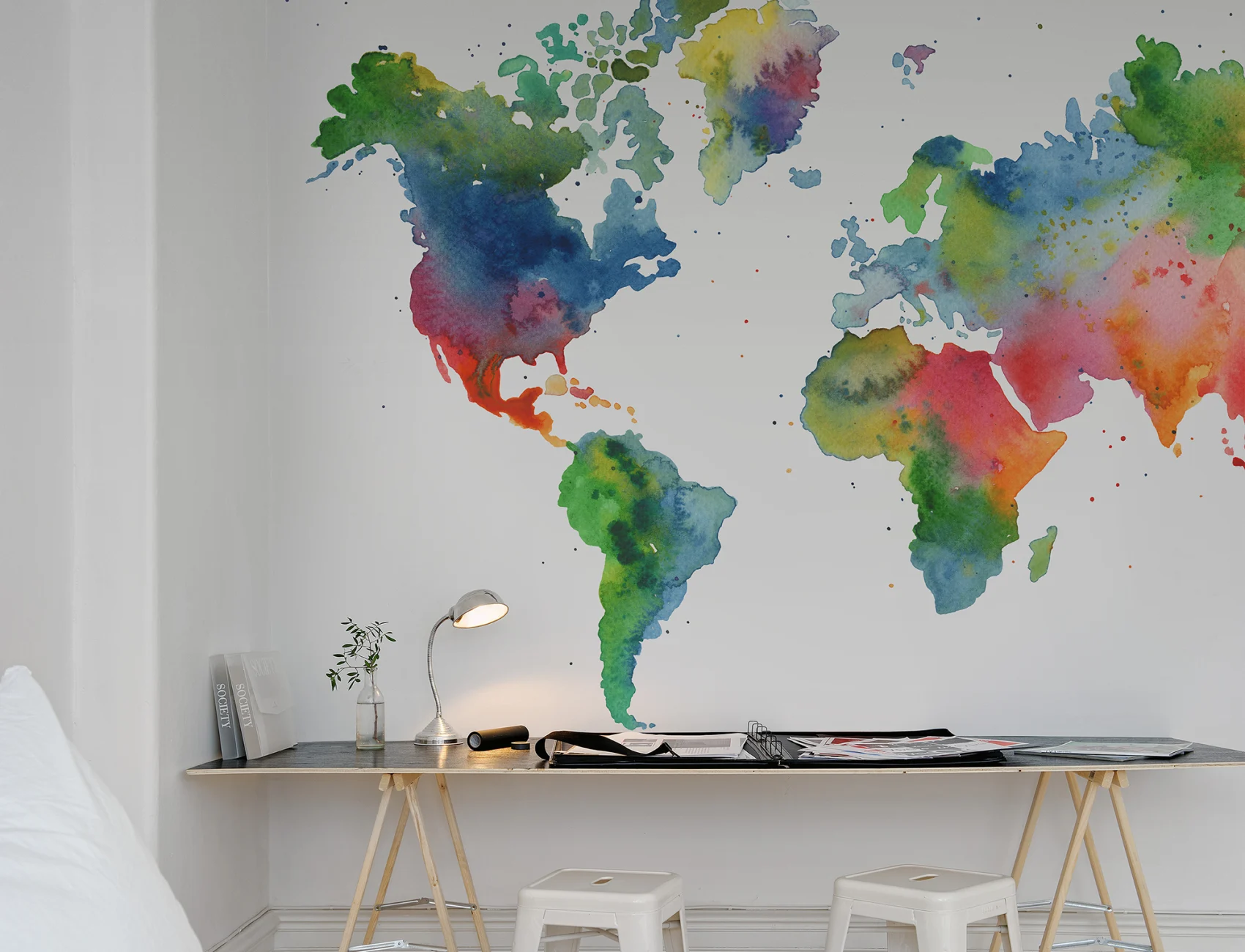 Élargissez vos horizons avec cette fabuleuse carte du monde murale