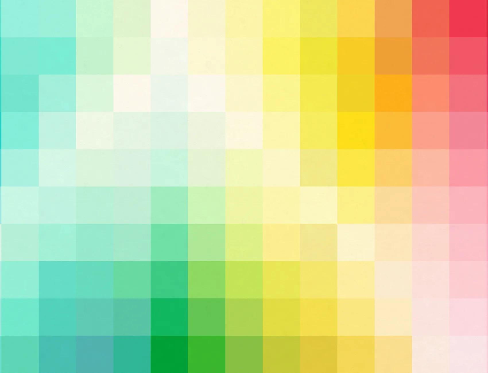 Eine Regenbogen-Tapete im quadratischen Look