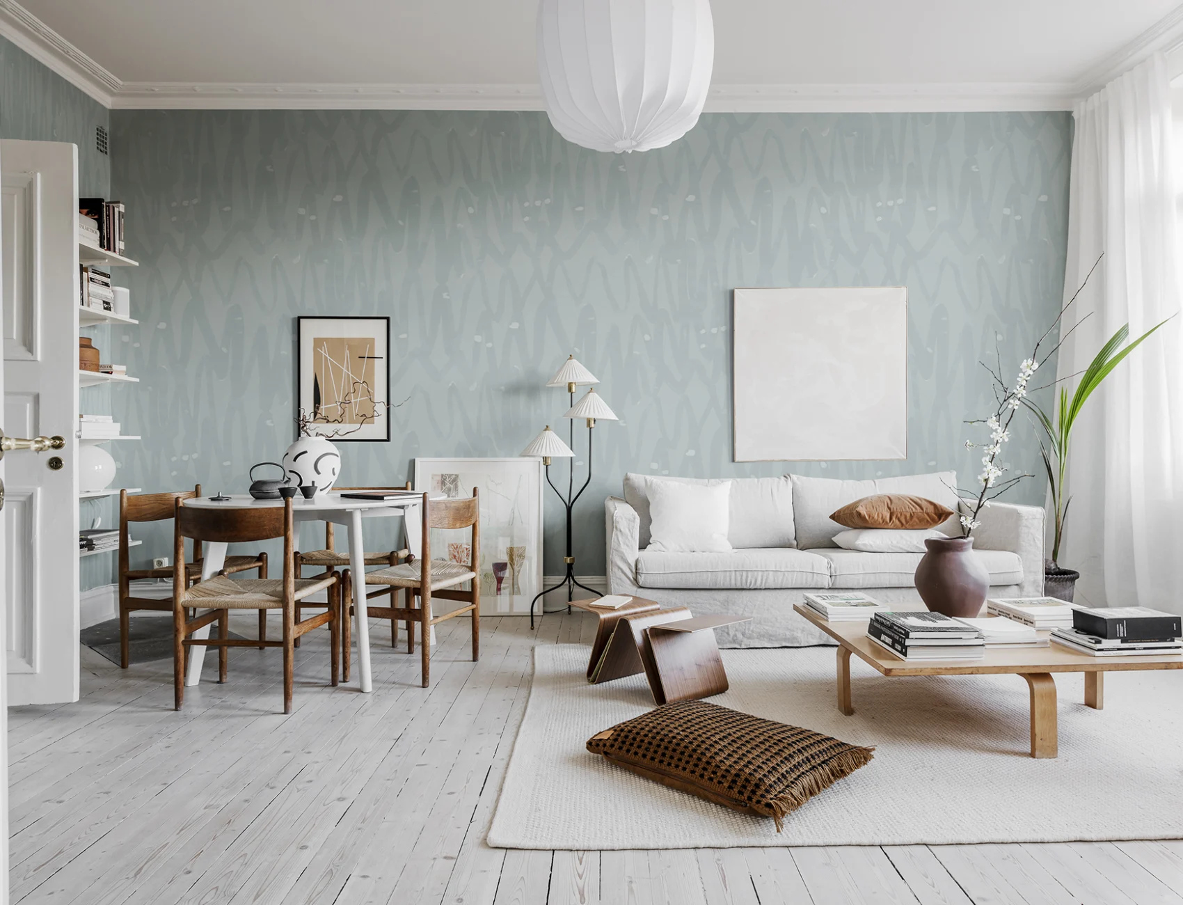 Mix edgy patterns with kind colors