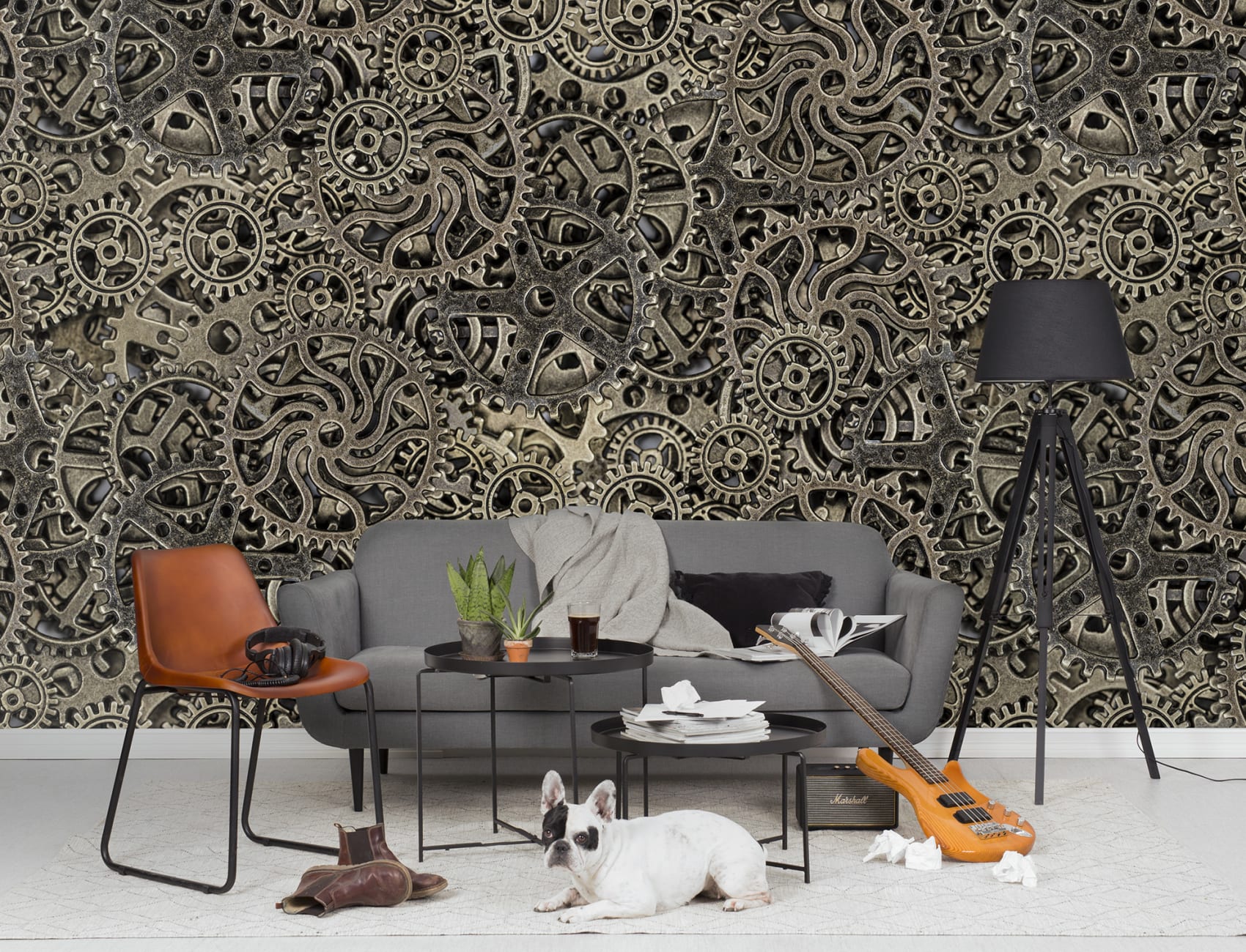 Let the wheels keep turning – with this wall mural