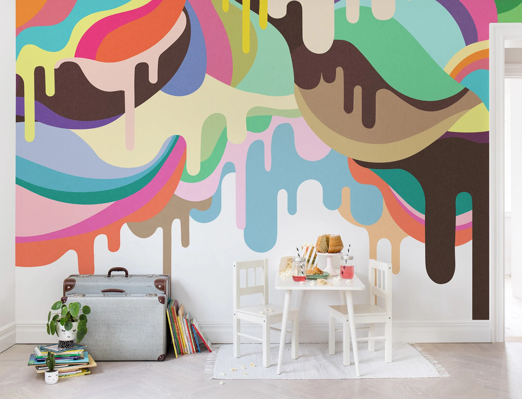UM MURAL DE PAREDE PARA QUEM GOSTA DE DOCES