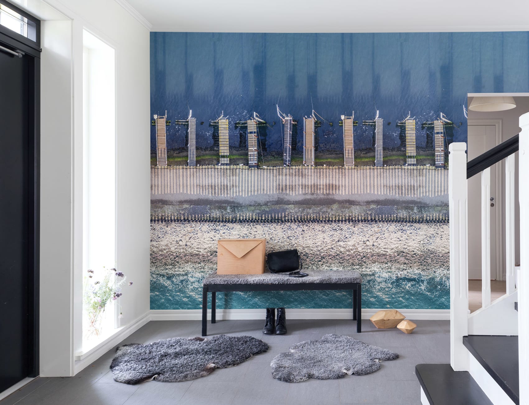 Décor mural nautique avec des perspectives intrigantes