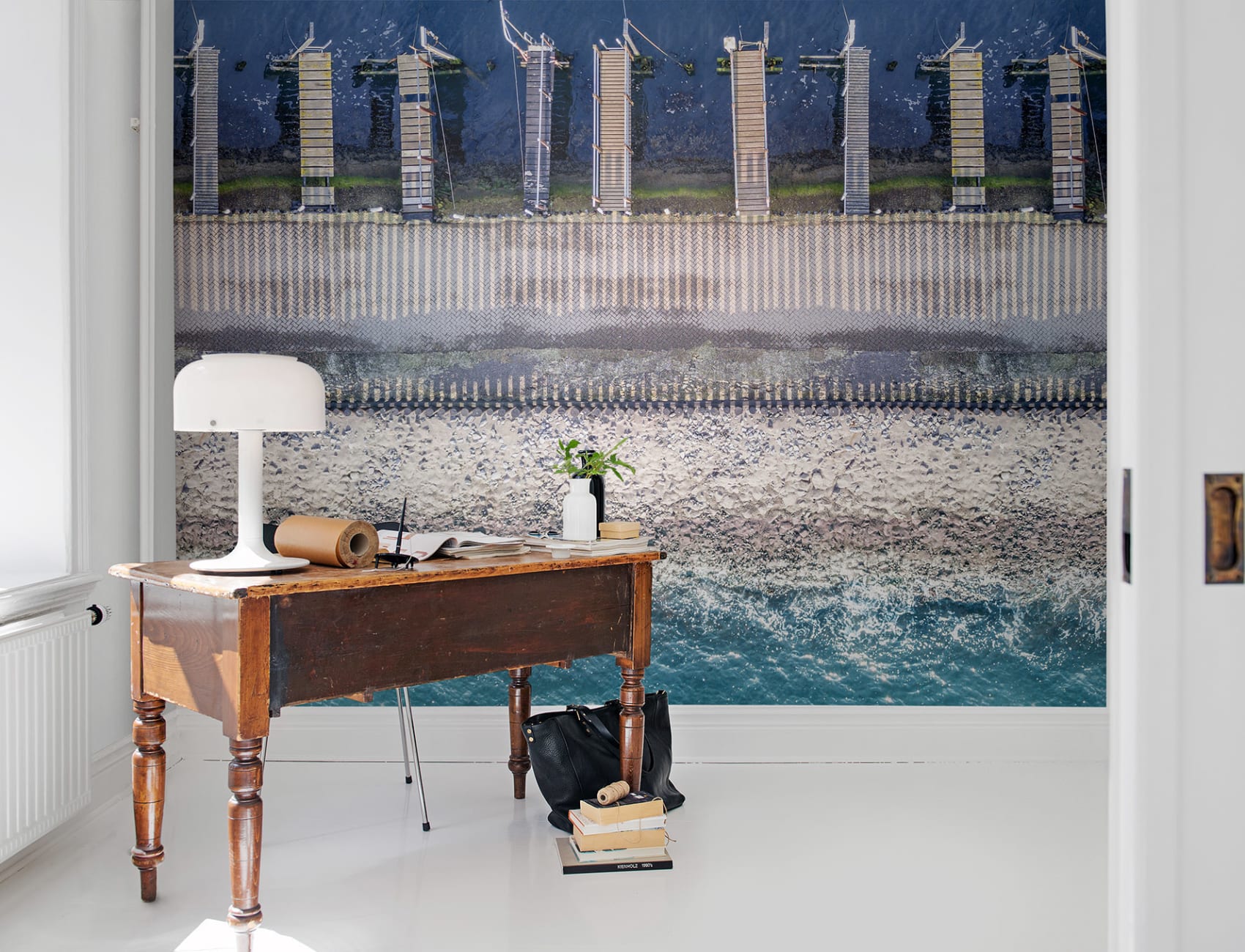 Décor mural nautique avec des perspectives intrigantes