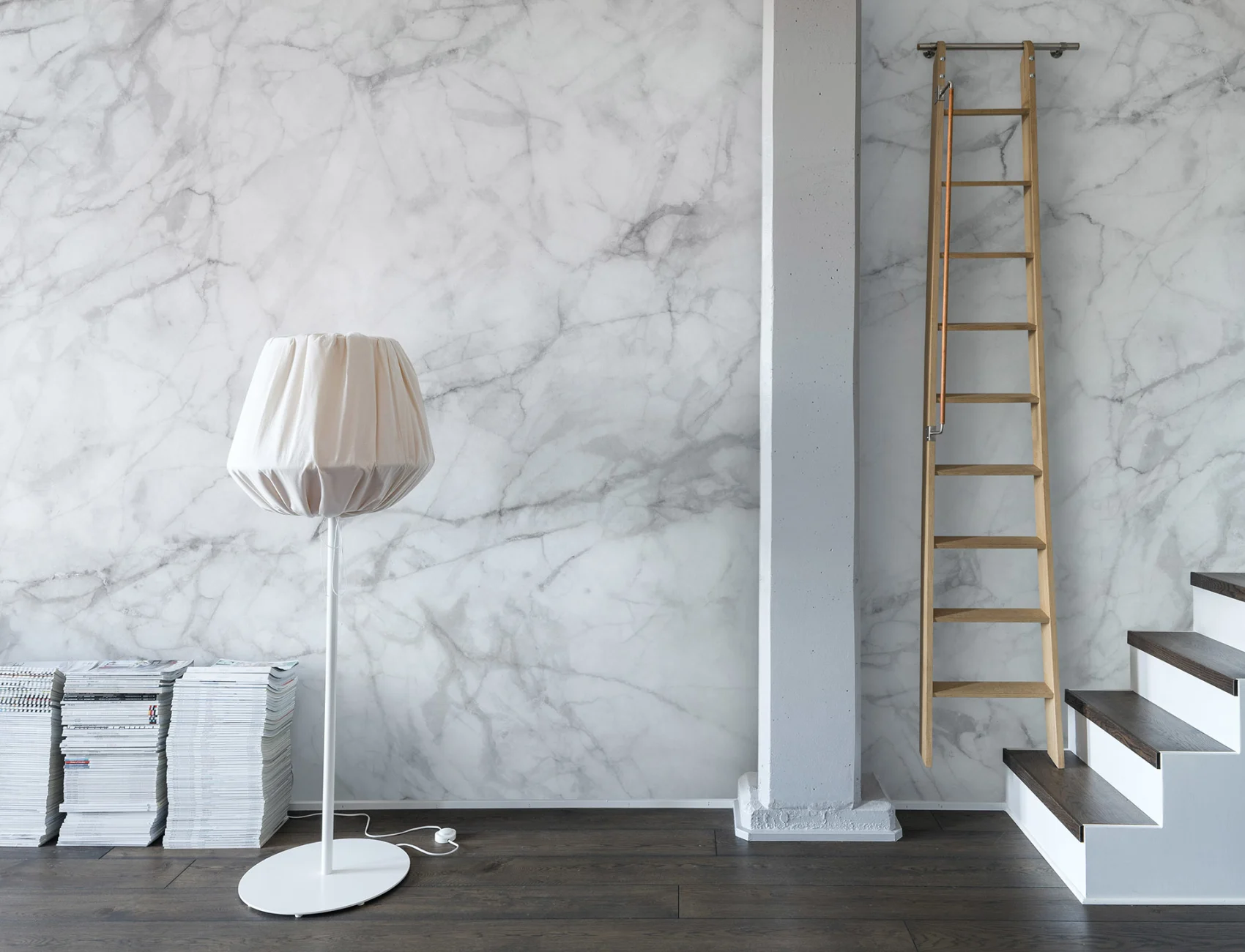 Marble walls bring elegance to your home