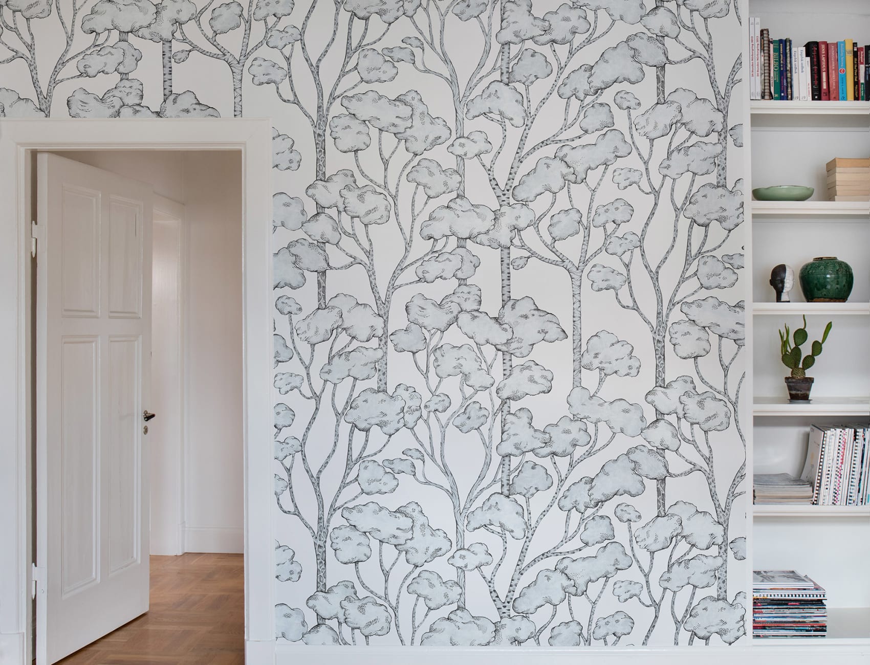 A playful, yet subtle wall mural