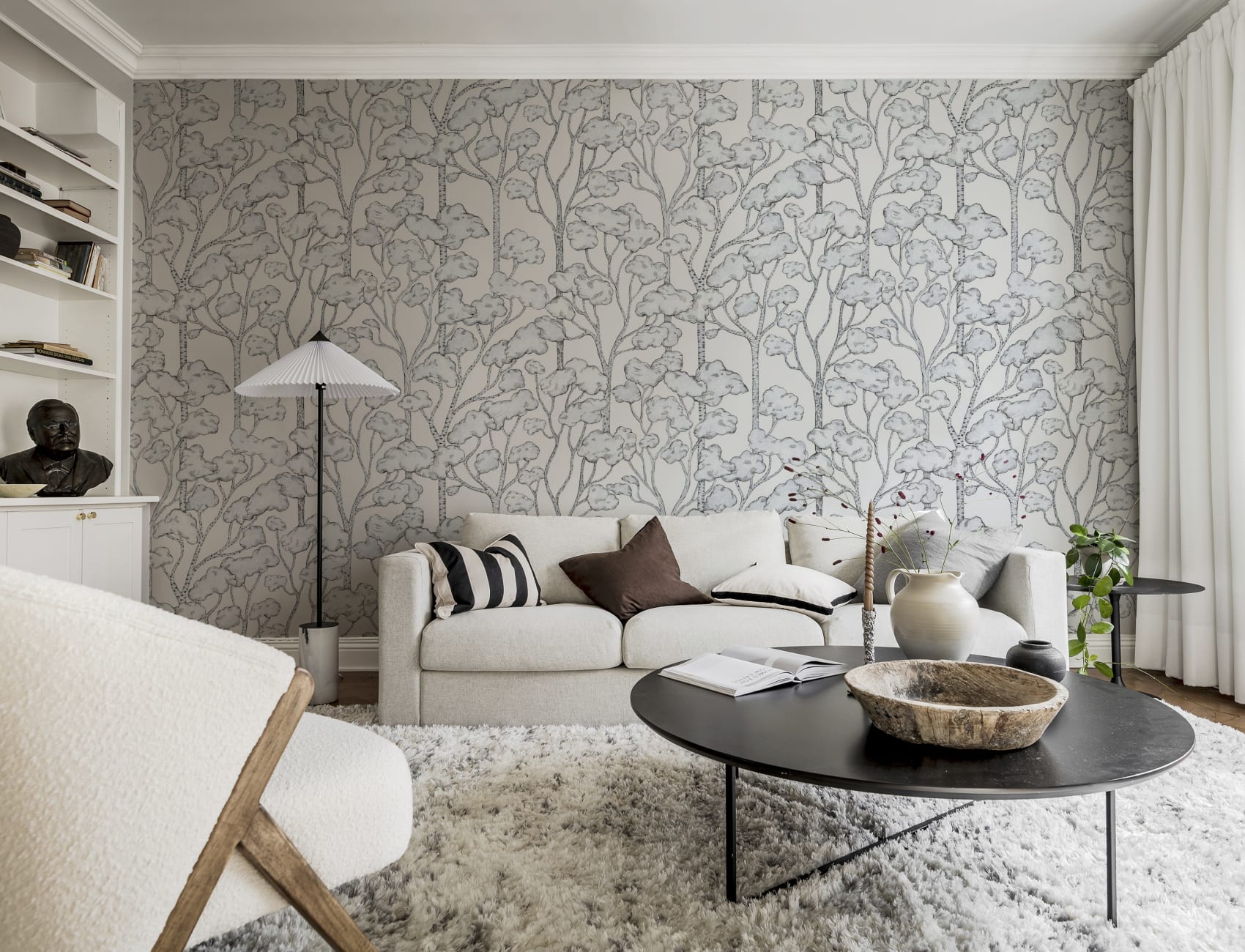 A playful, yet subtle wall mural