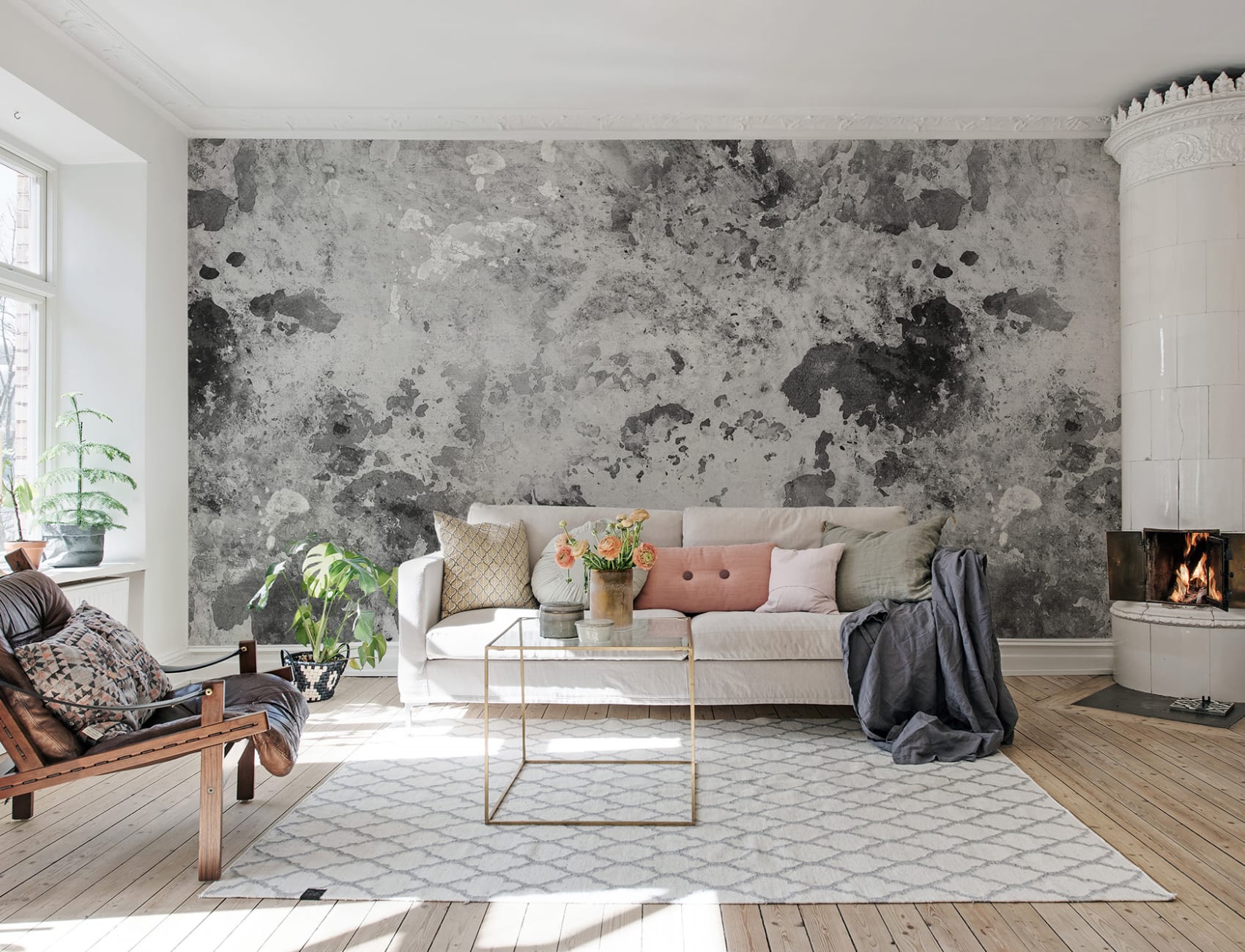 Papel de parede decorativo preto
