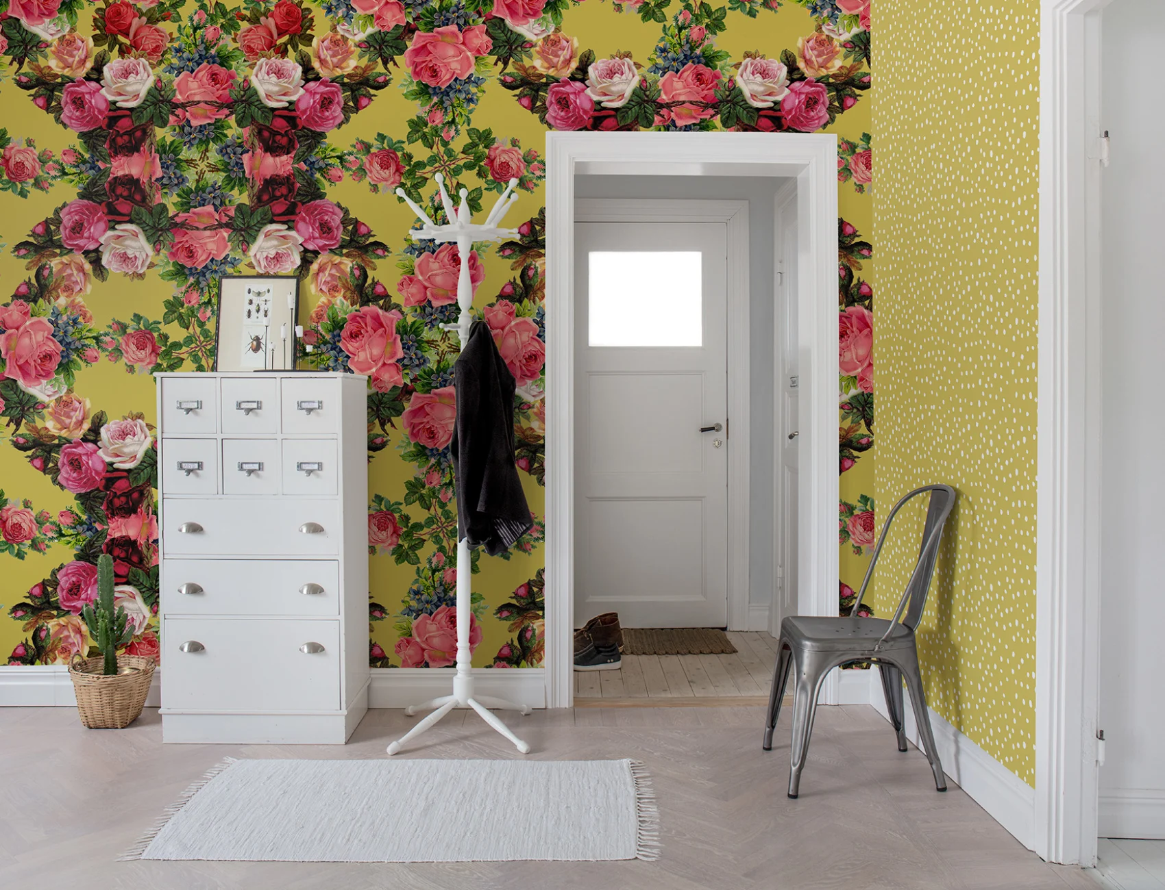 Eine stolze florale Tapete