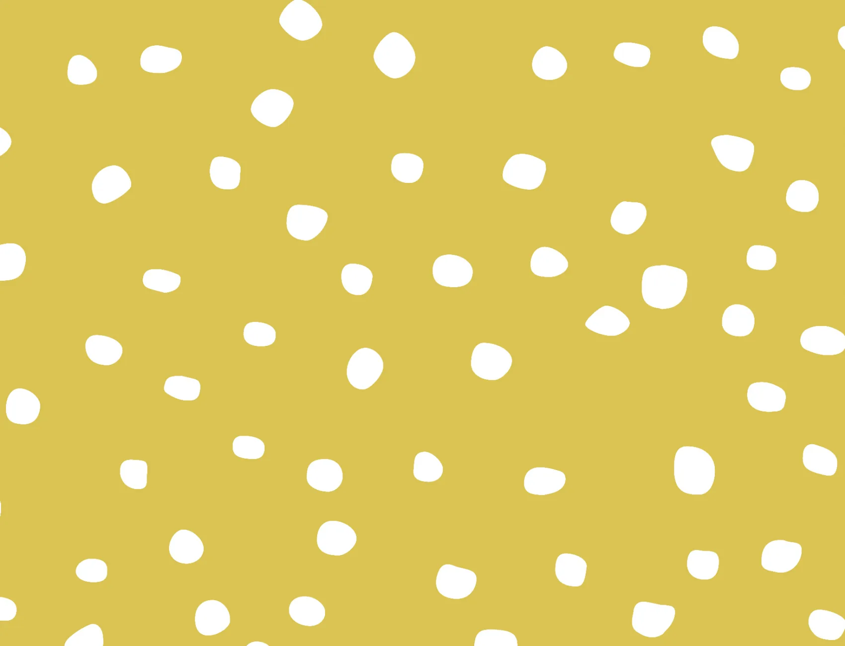 Yellow dot wall mural