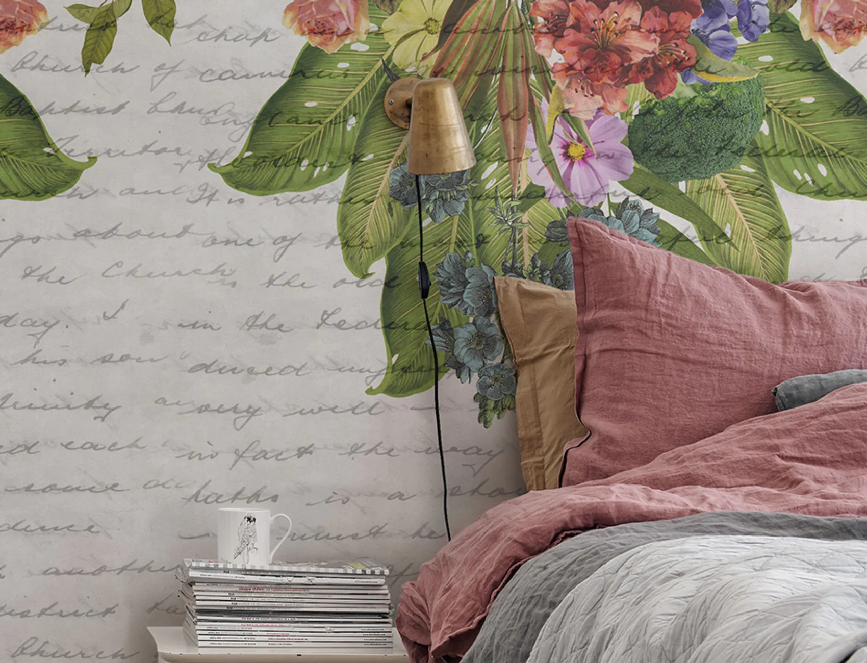 Een alternatief bloemenbehang