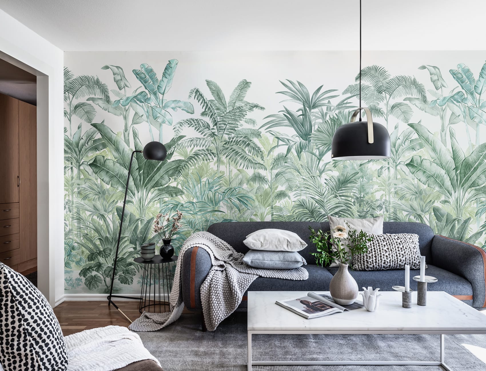 Jungle wall mural