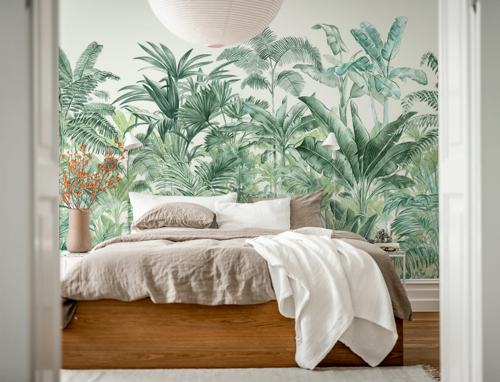 Jungle wall mural