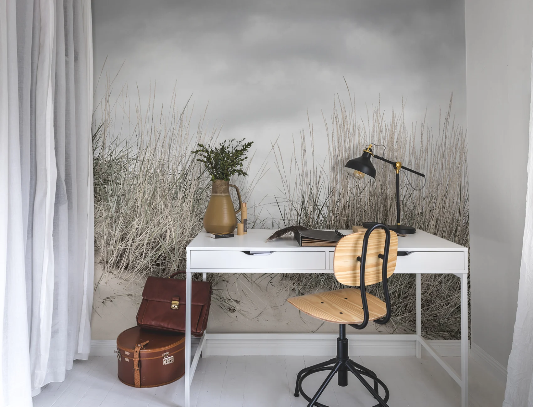 The sophisticated palette of a cloudy day