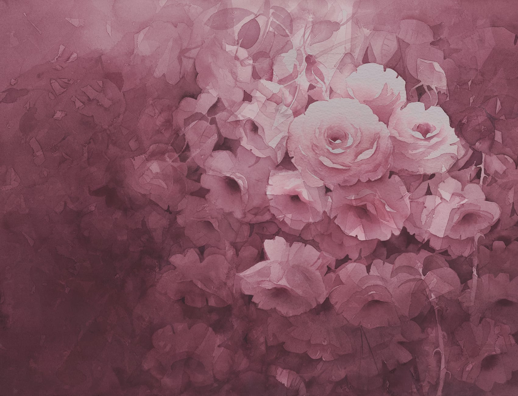 Sophisticated pink wallpaper