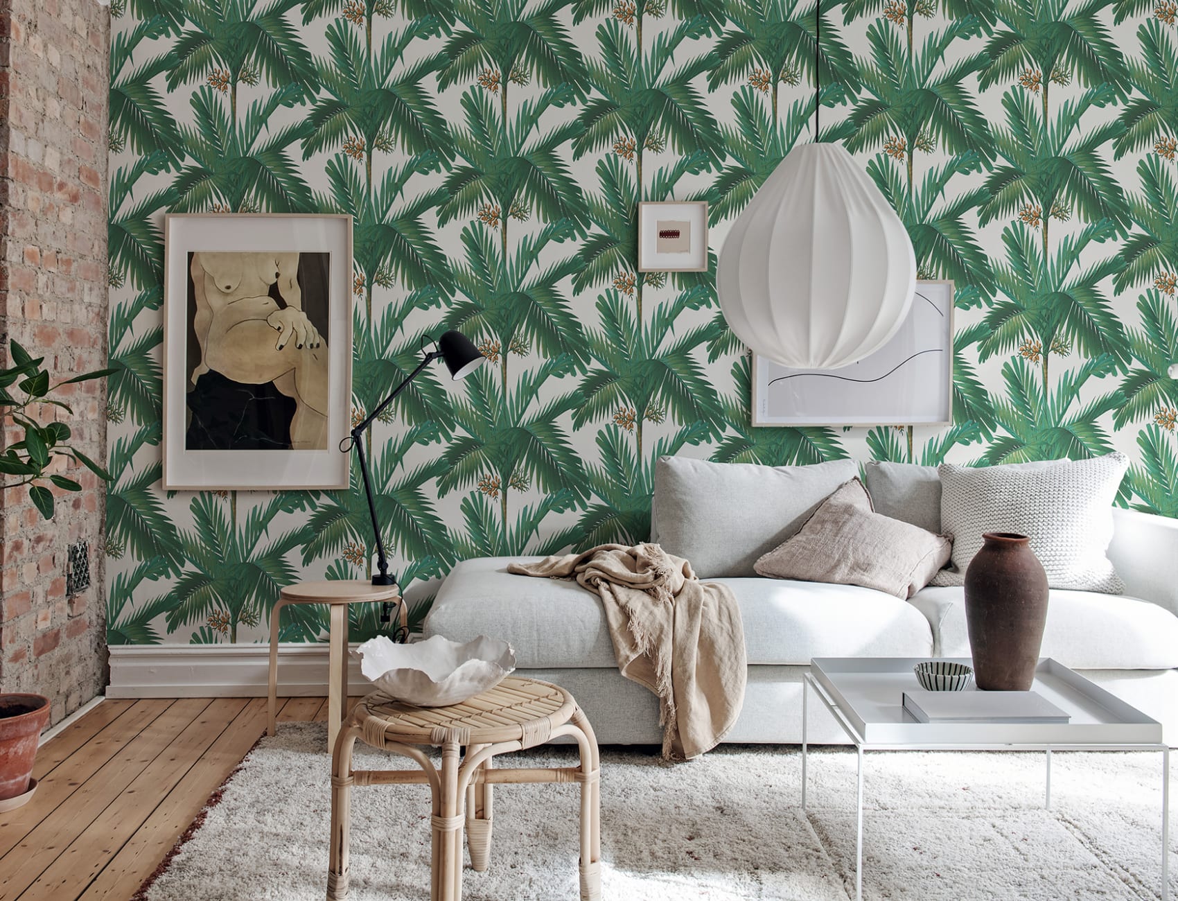 Surround yourself with swaying palm leaves