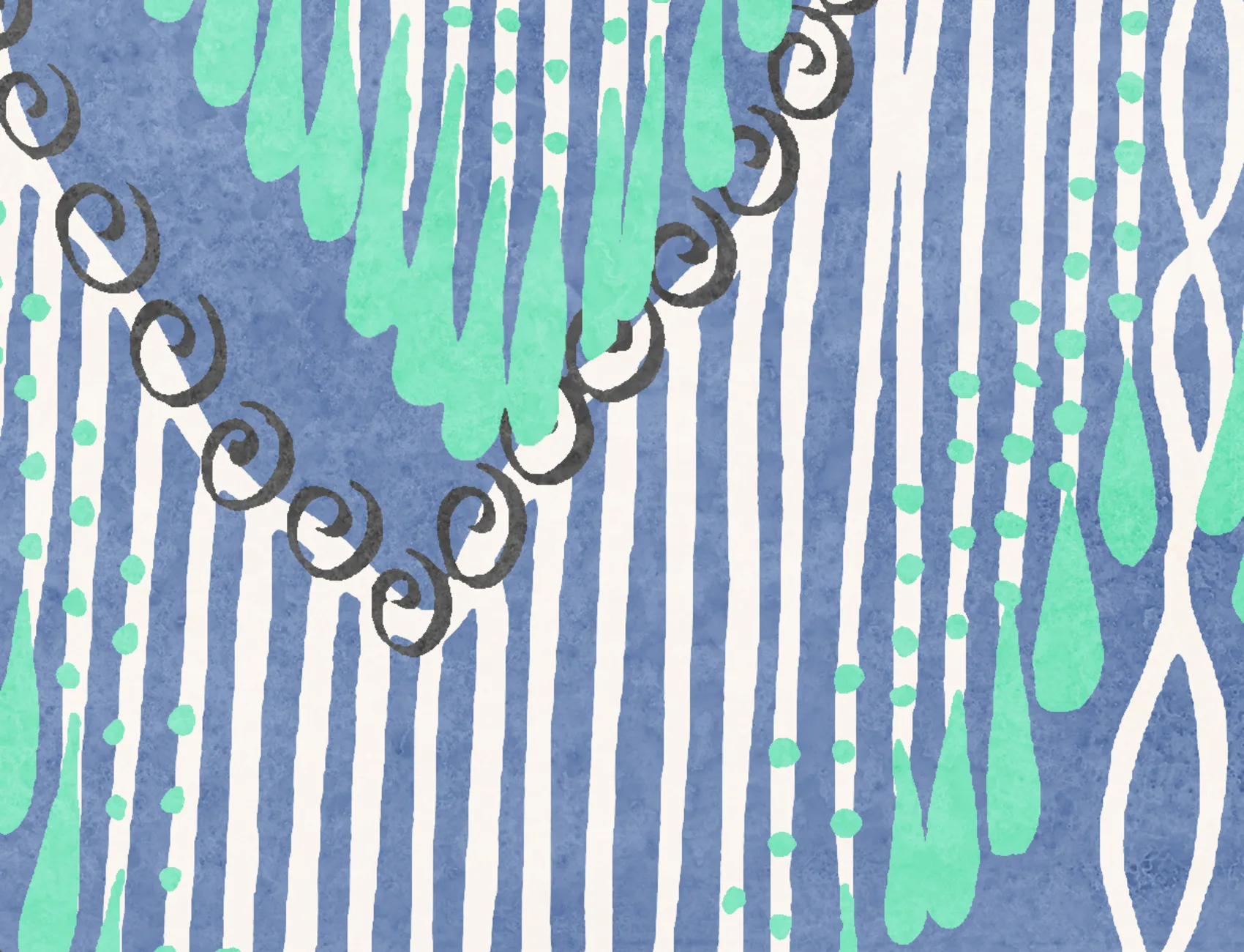 Exotic fringing that always stays in place