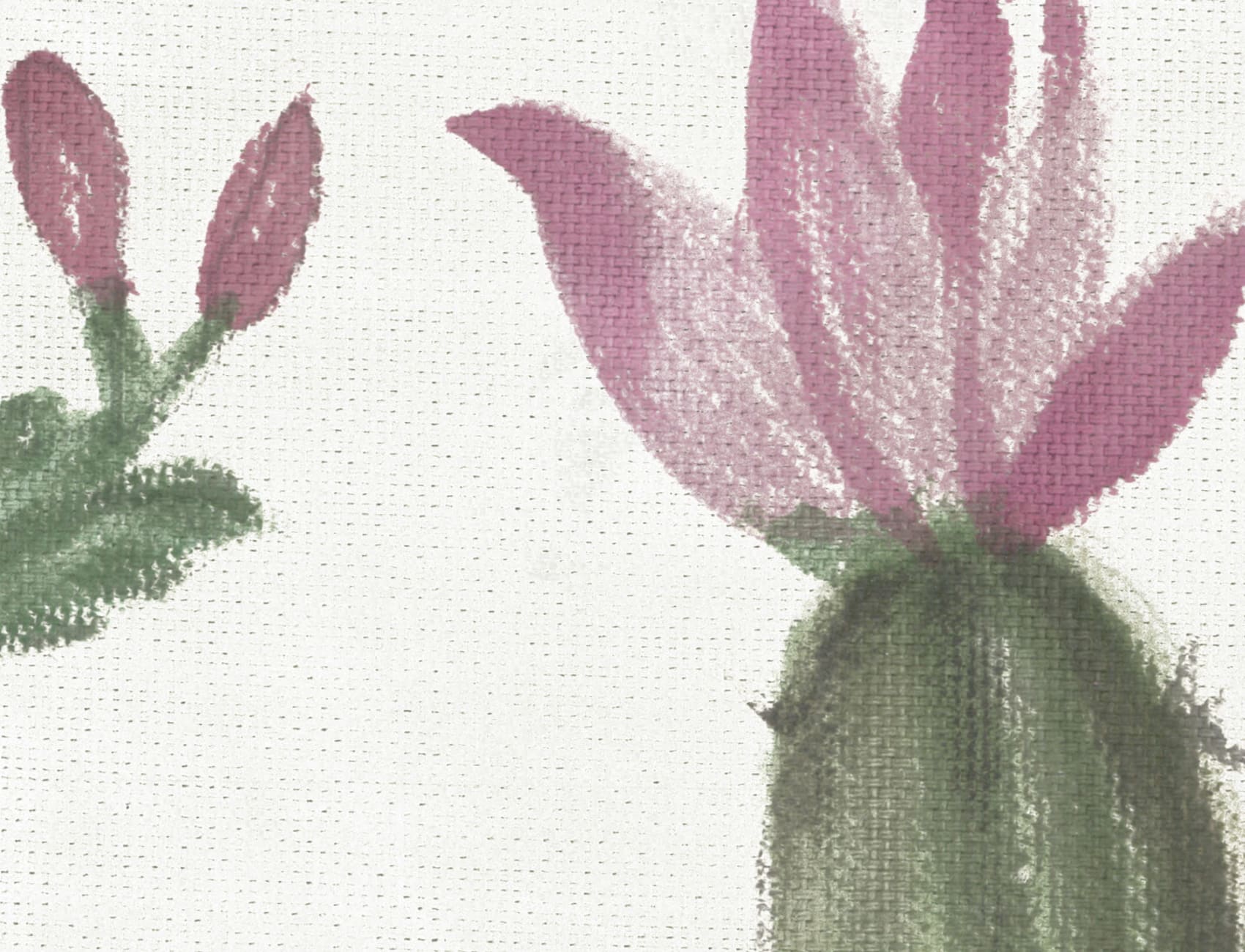 Playfull Cactus, Ivory