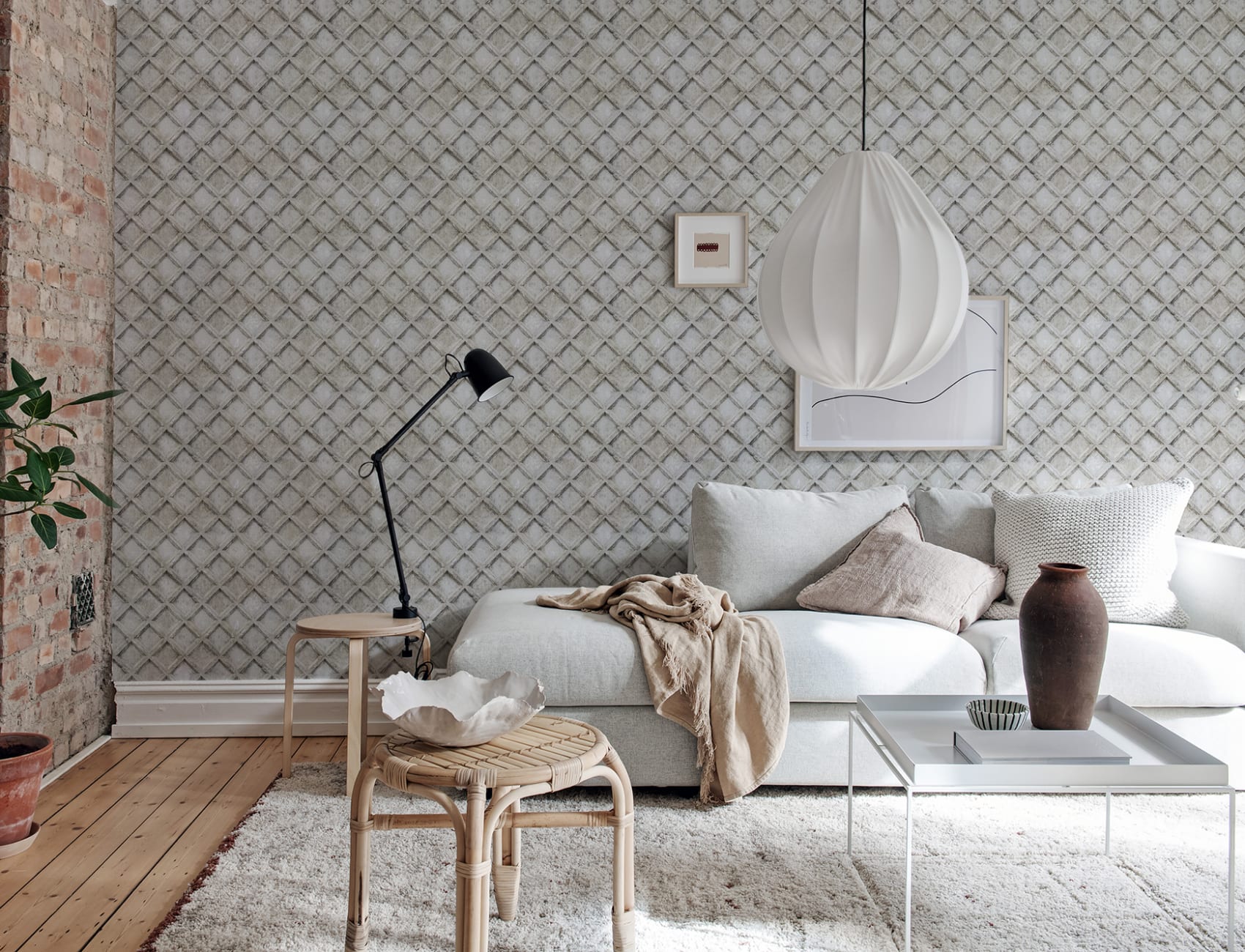 Small Concrete Trellis Harsh Grey