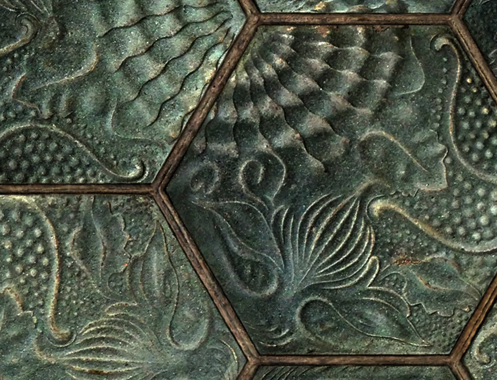 Hexagon Tiles Emerald