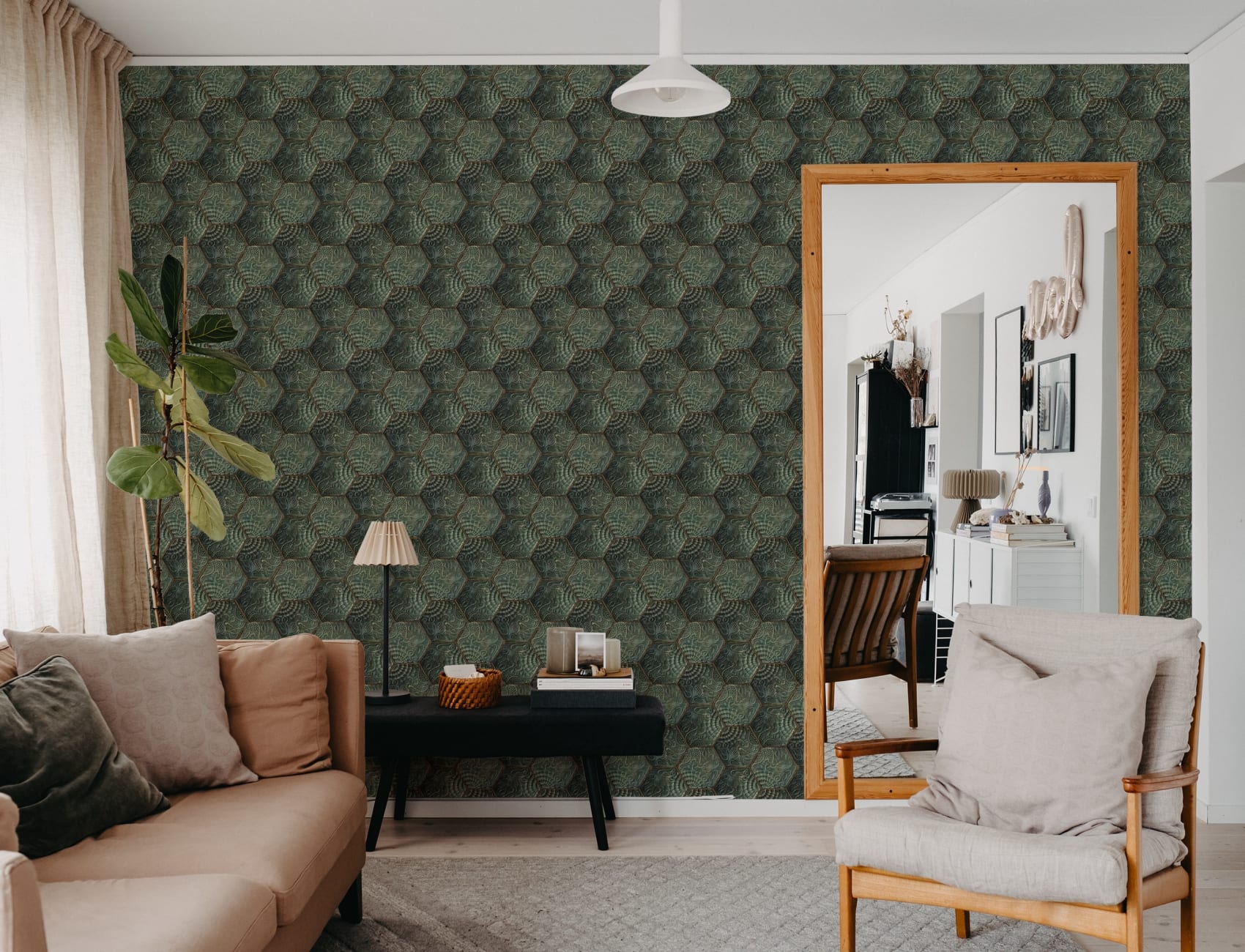 Hexagon Tiles Emerald