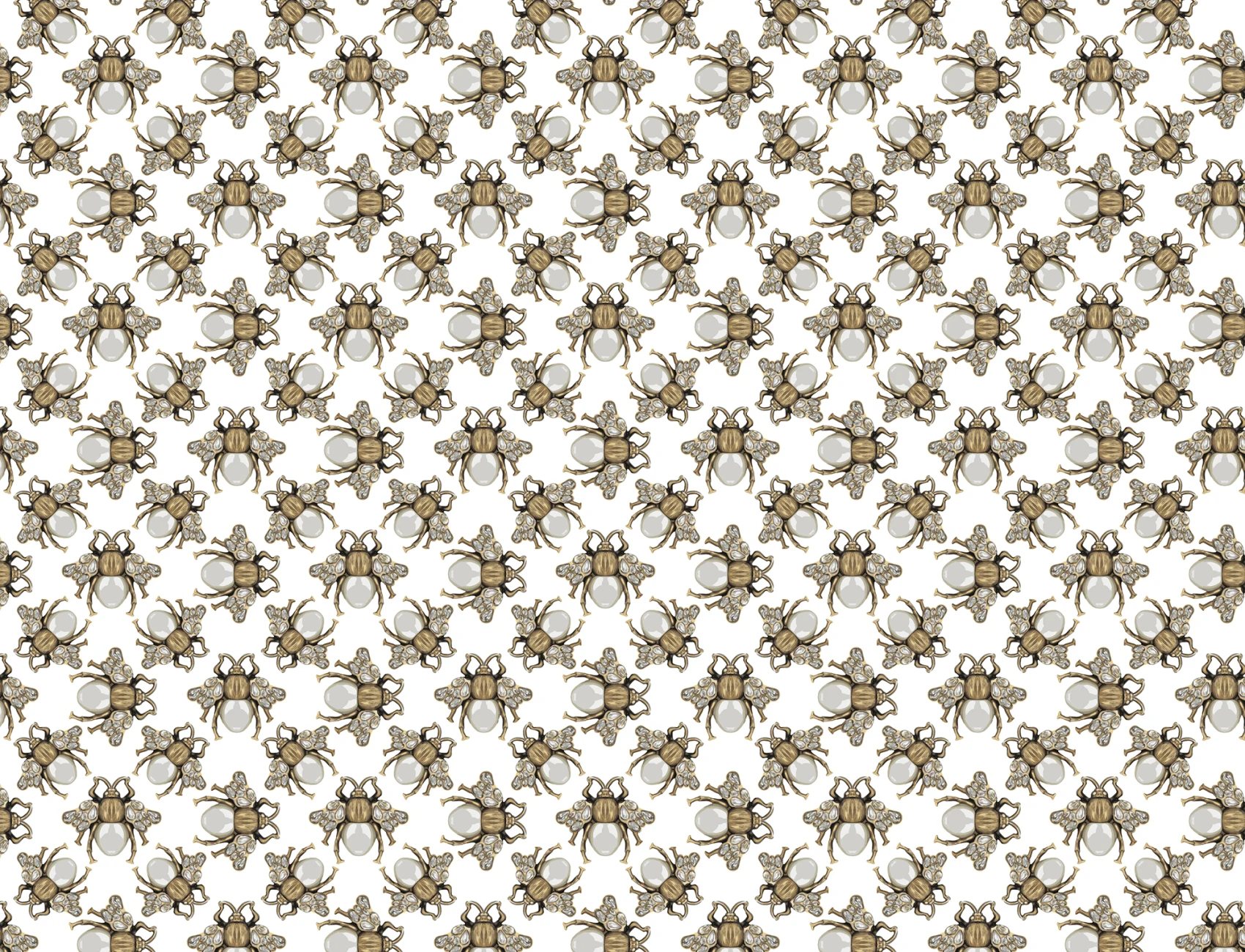 Small Jewel Wings, Diamond White