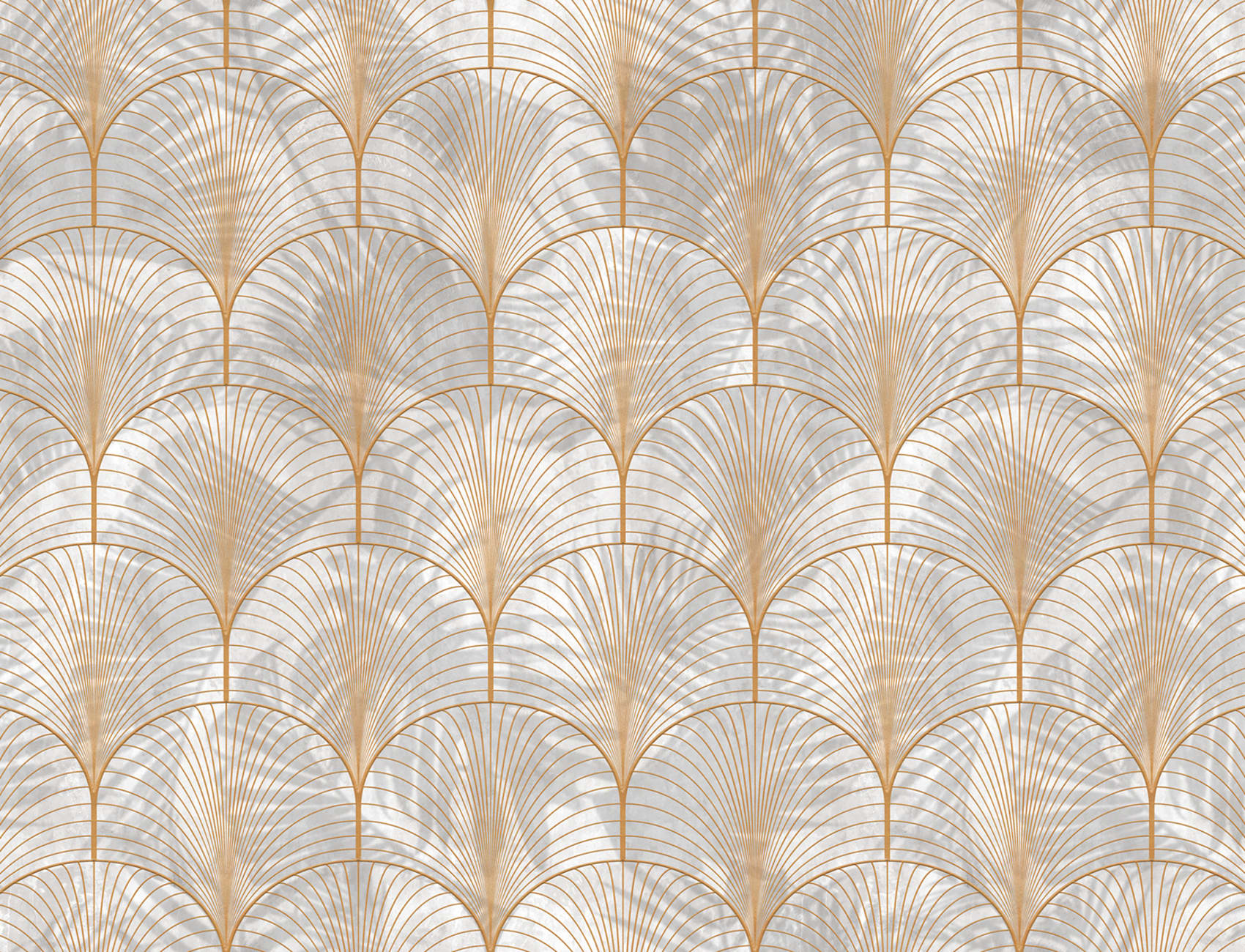 Art Deco Palms, Gold