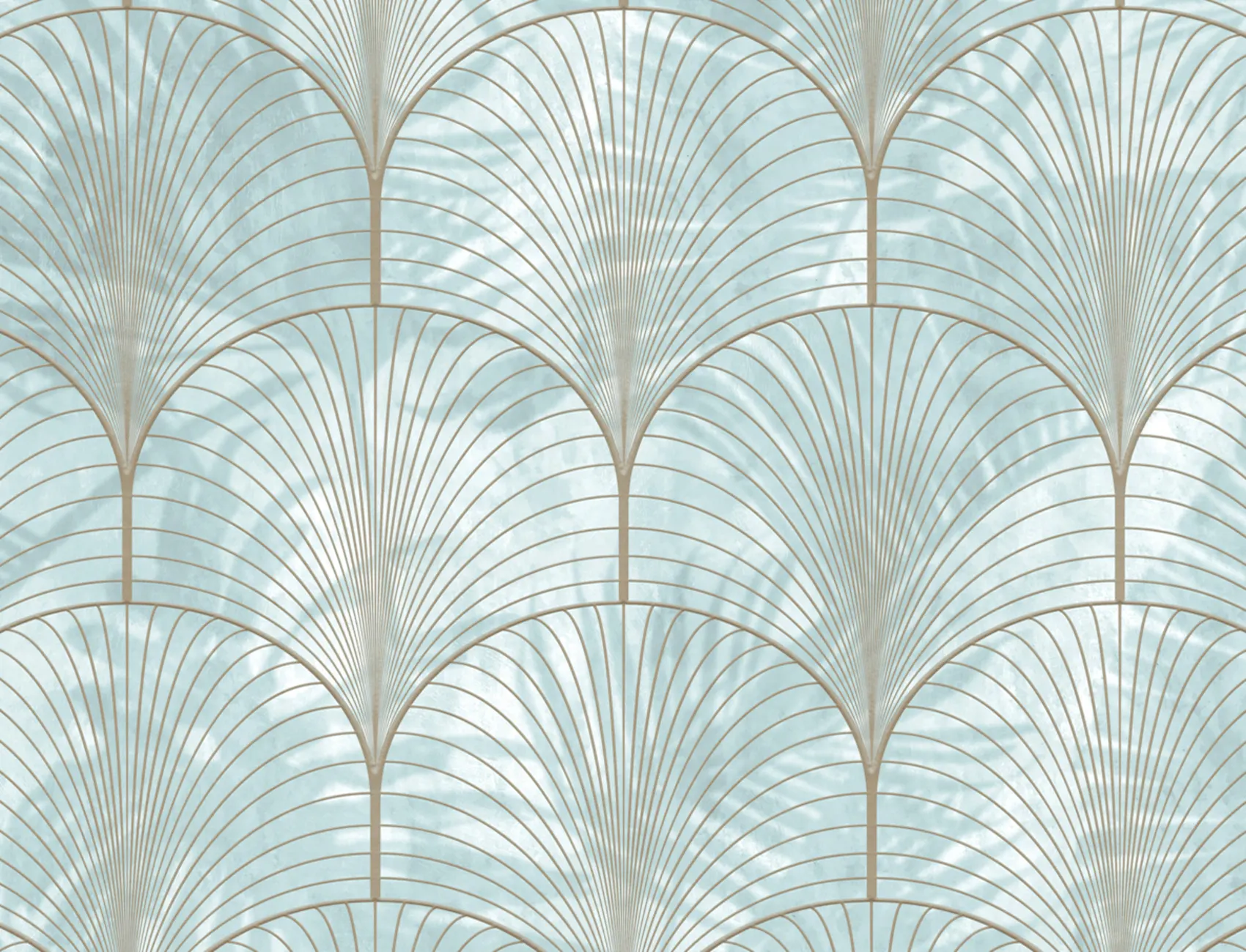 Art Deco Palms, Silver