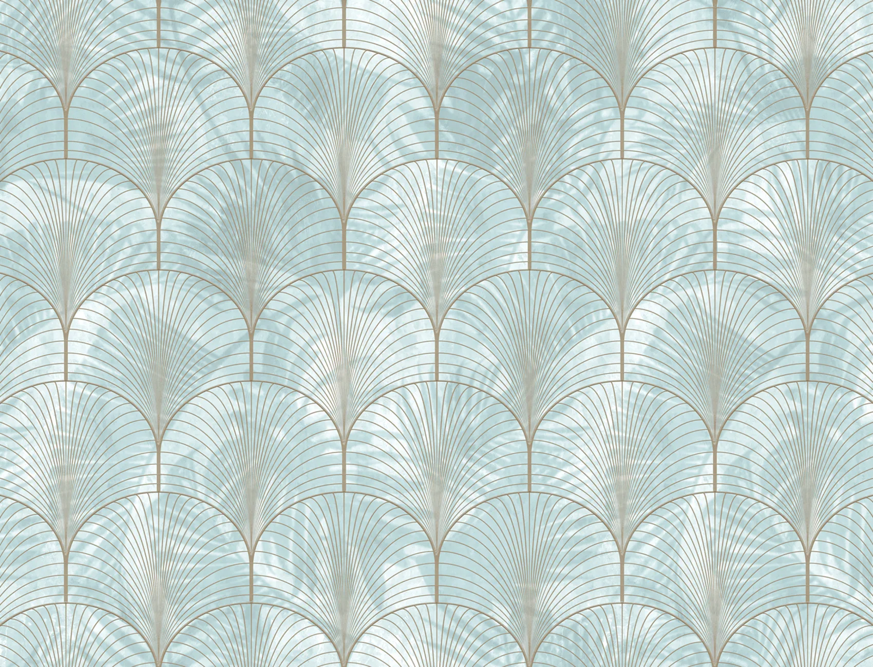 Art Deco Palms, Silver