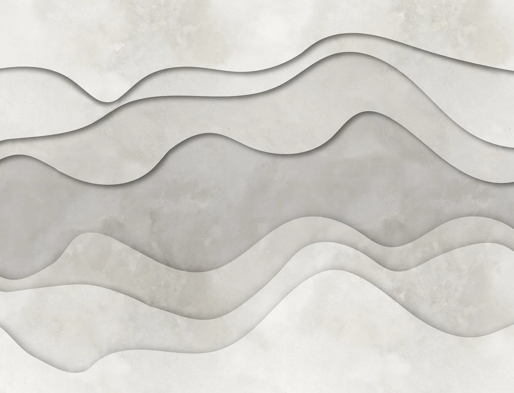 3D Wave, White