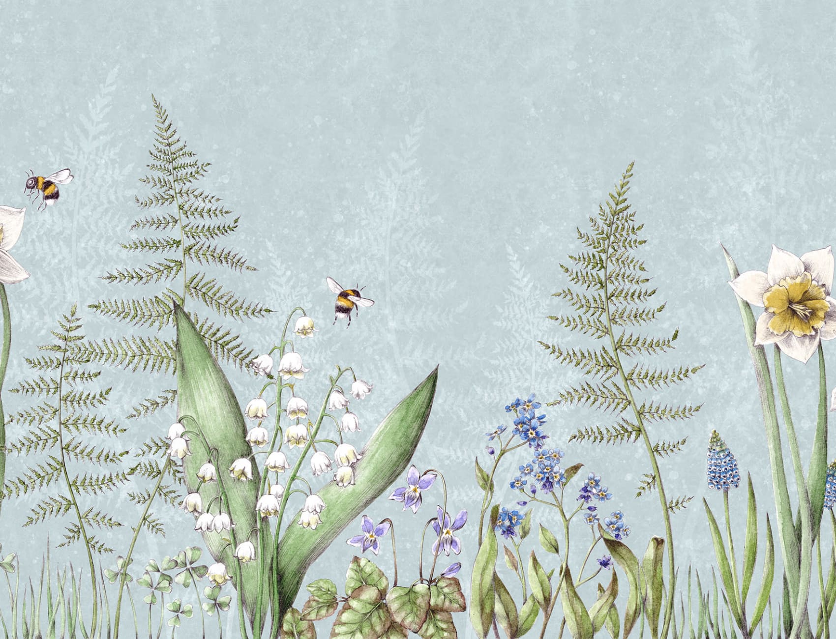 Bumblebee, Light Blue