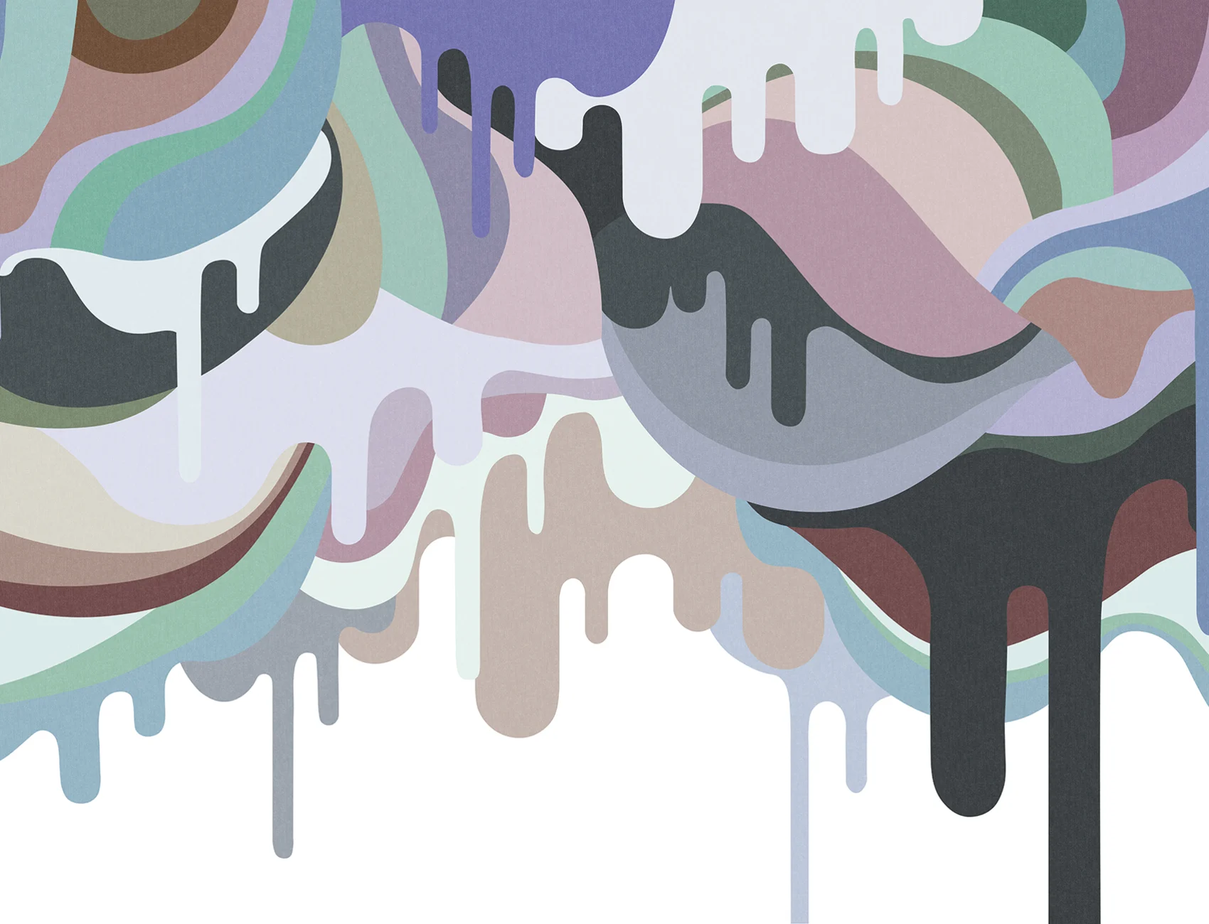 Dripping Ice Cream Retro