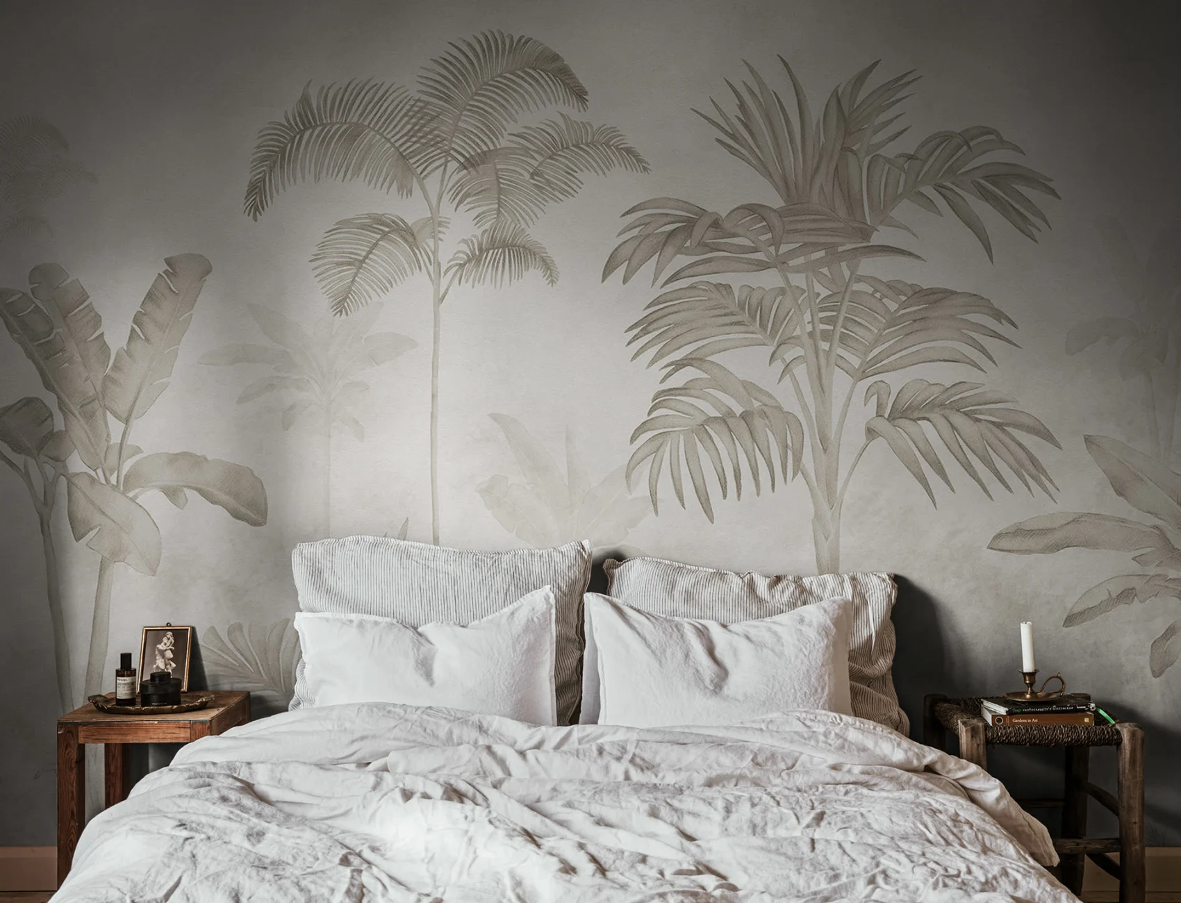 Vue chic sur les palmiers