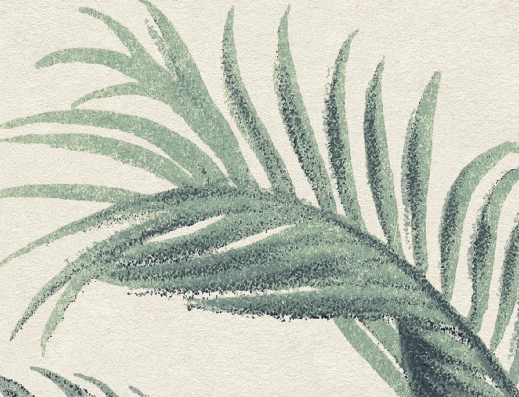 Swaying Palm Leaves