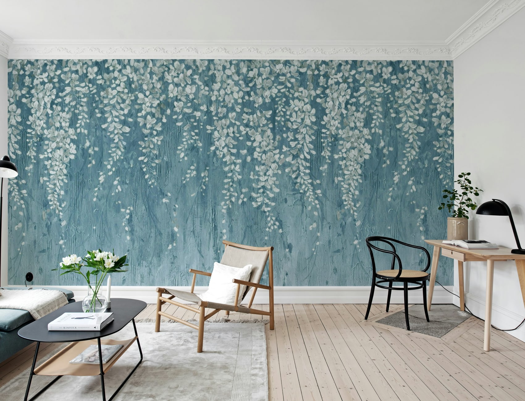 Blå midnattsblomma