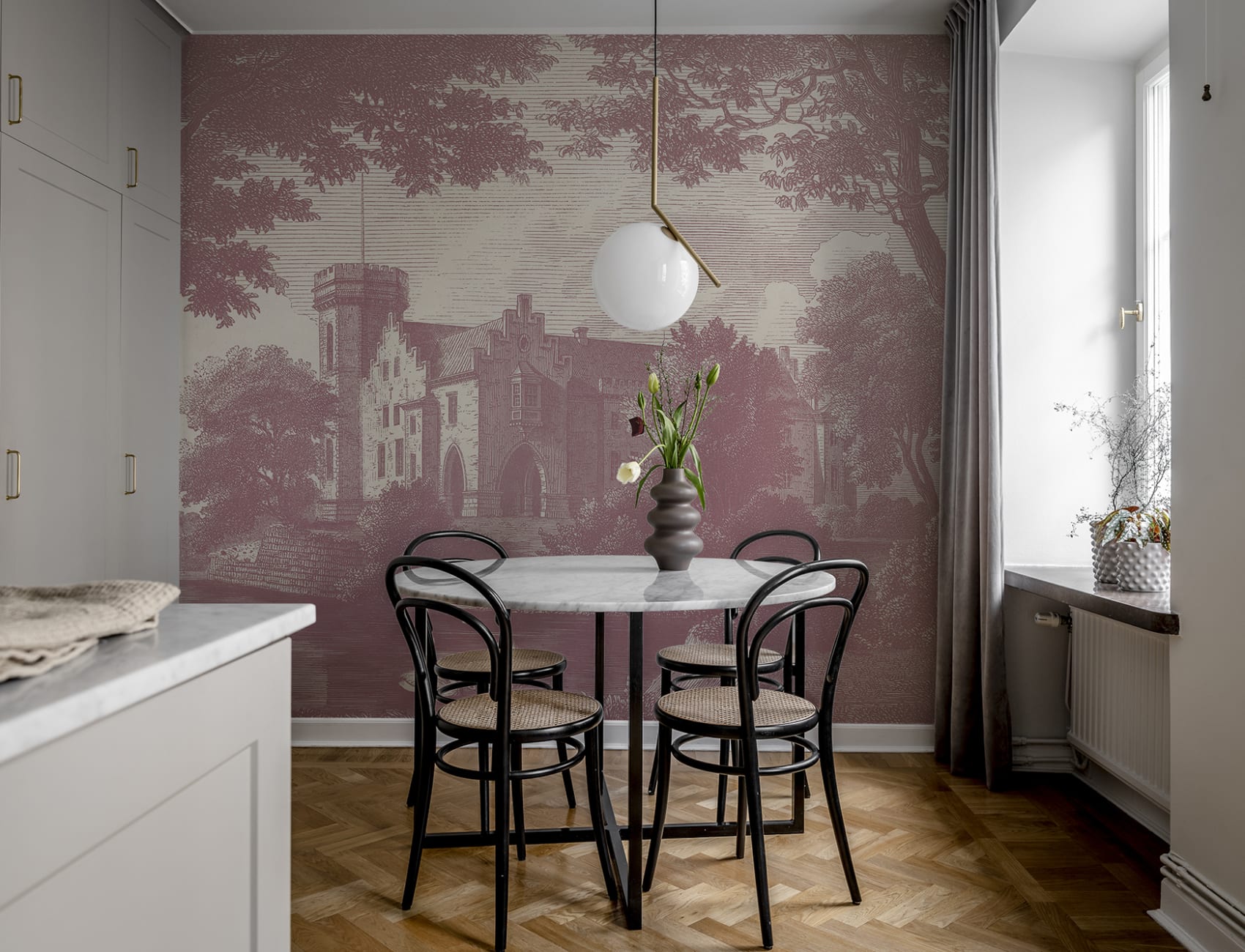 Swan Pond, Dusty Pink