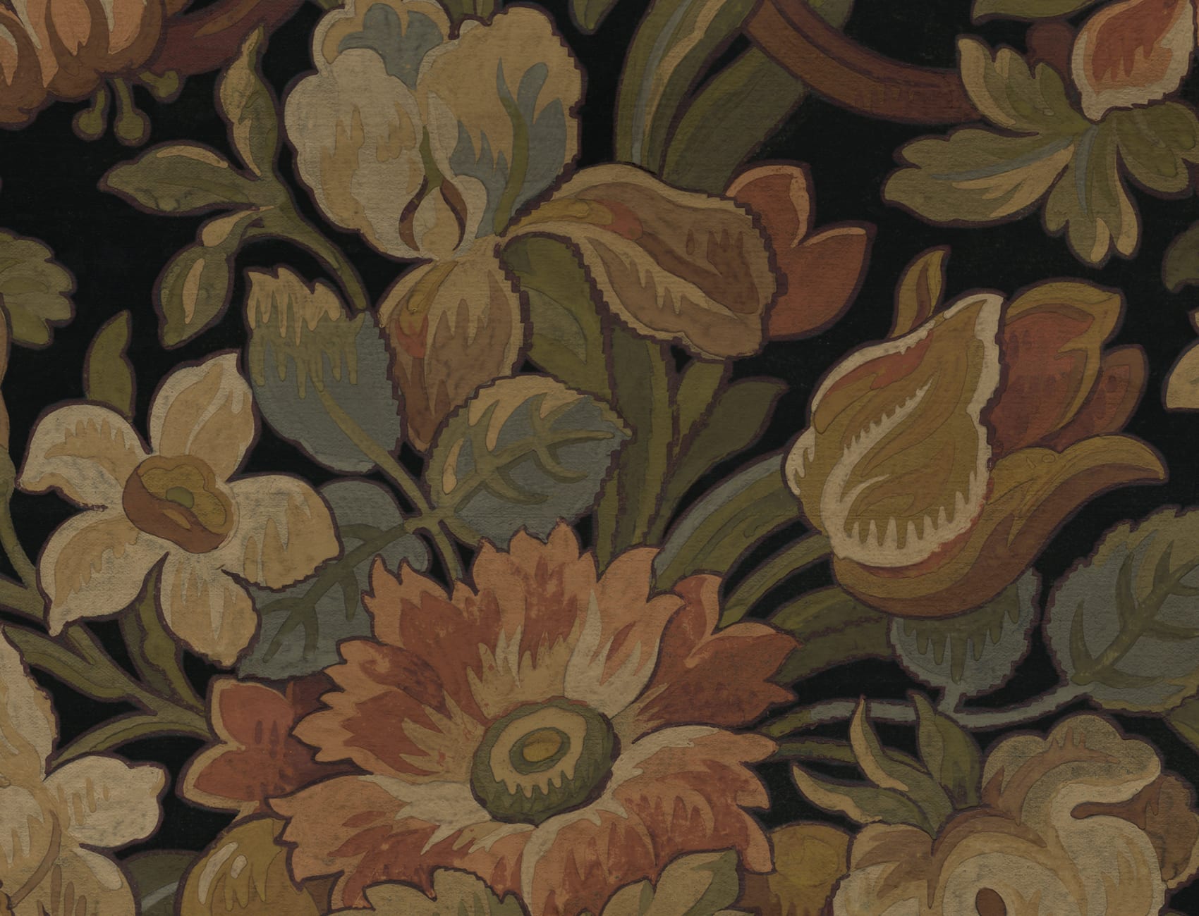 Vintage Flora, Ebony