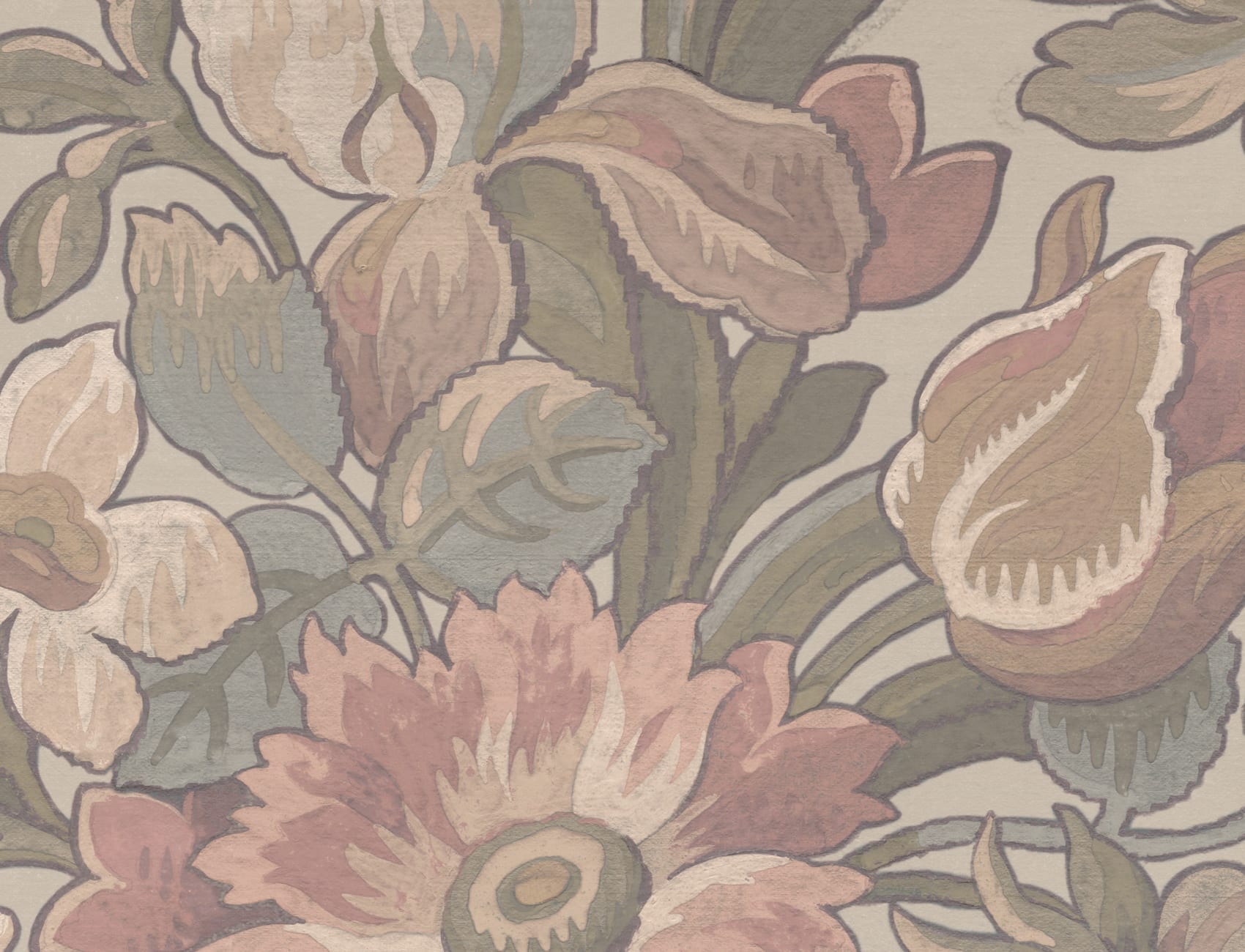 Vintage Garden, Pastel