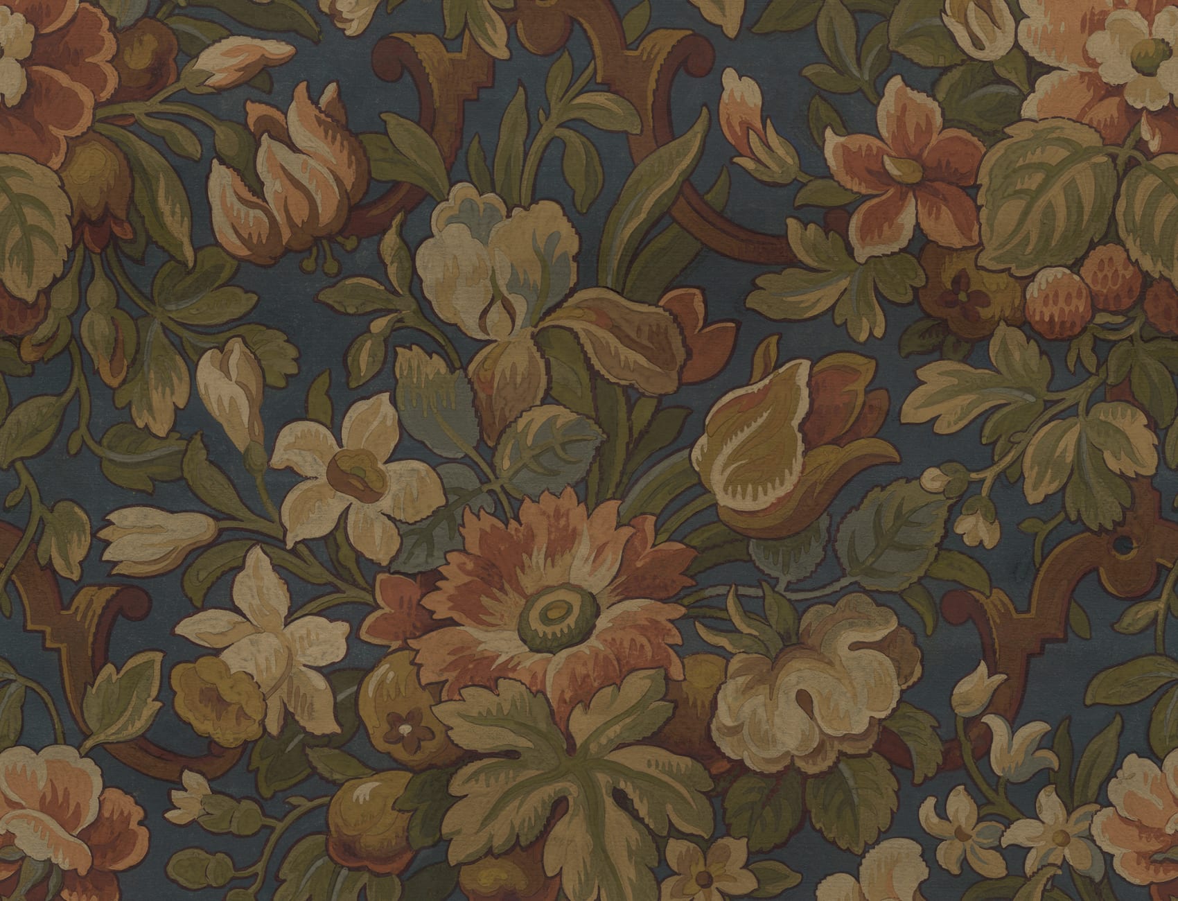 Vintage Garden, Blue
