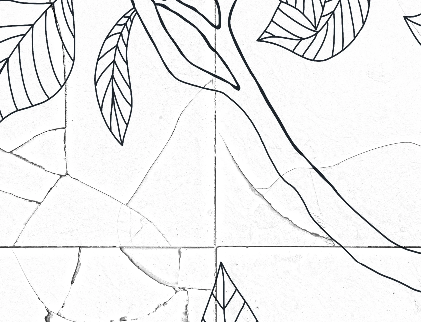 Rose Tiles, Graphite