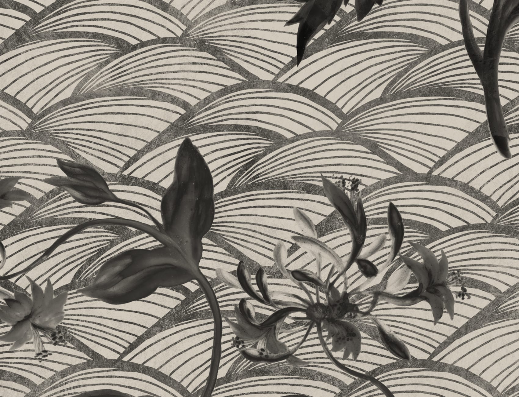 Floral Ripple Graphite