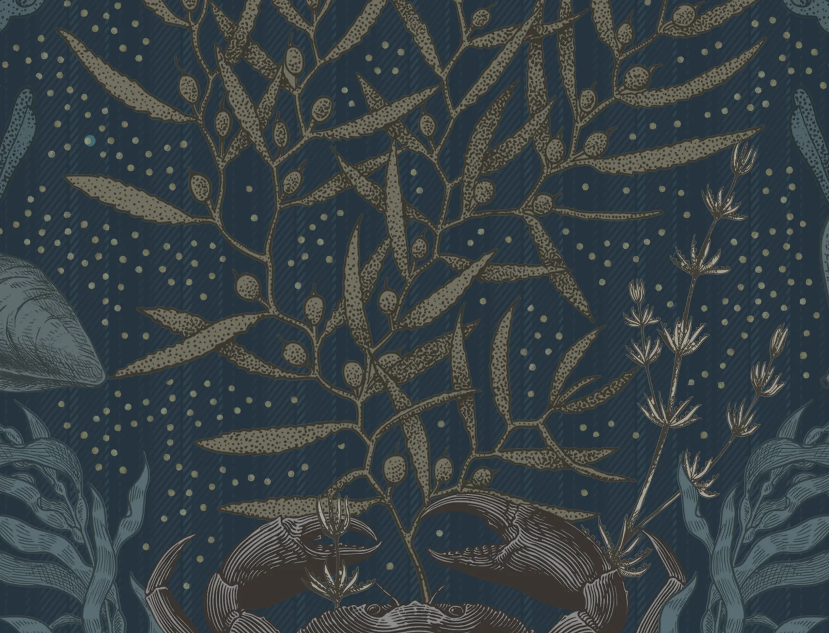 Claws & Clams, Ocean Blue	