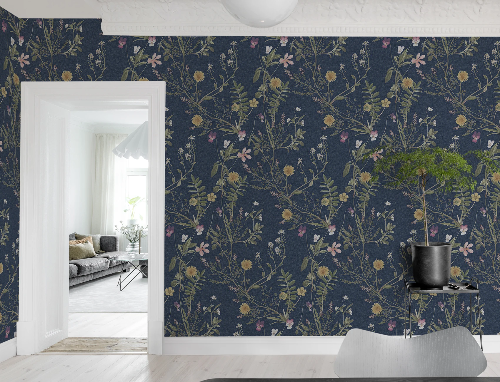 Storm Flowers, Ocean Blue	