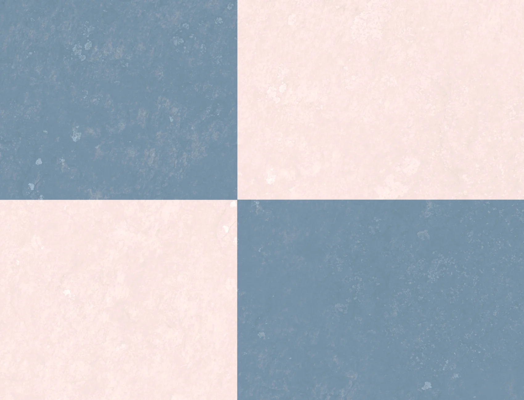 Blue and pink checkered wall mural
