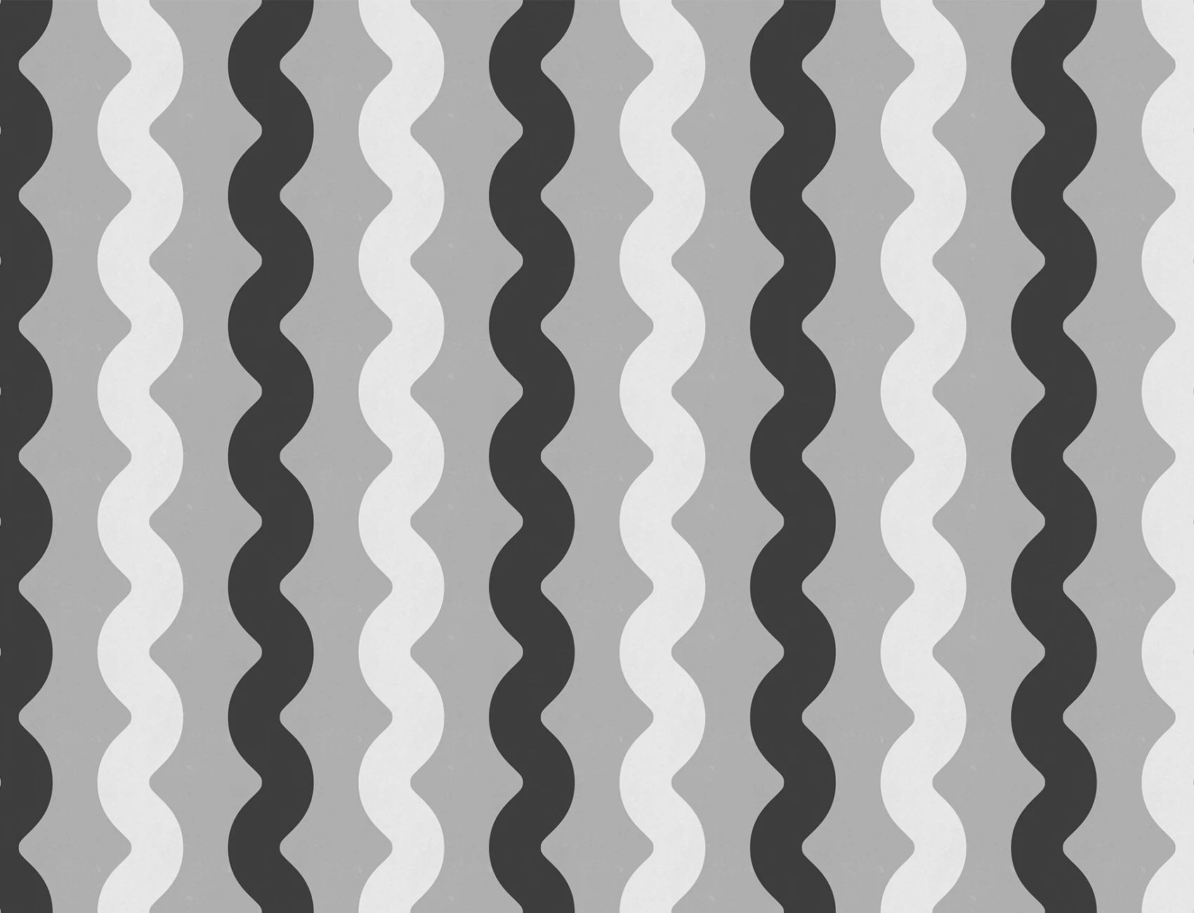 Black and white wobbly wallpaper design
