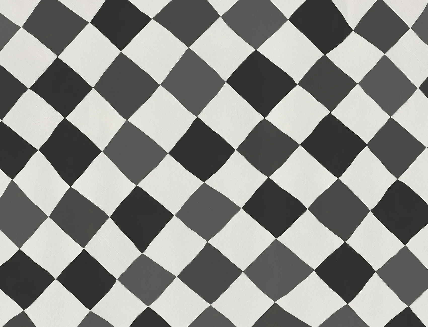 Papier peint à carreaux audacieux