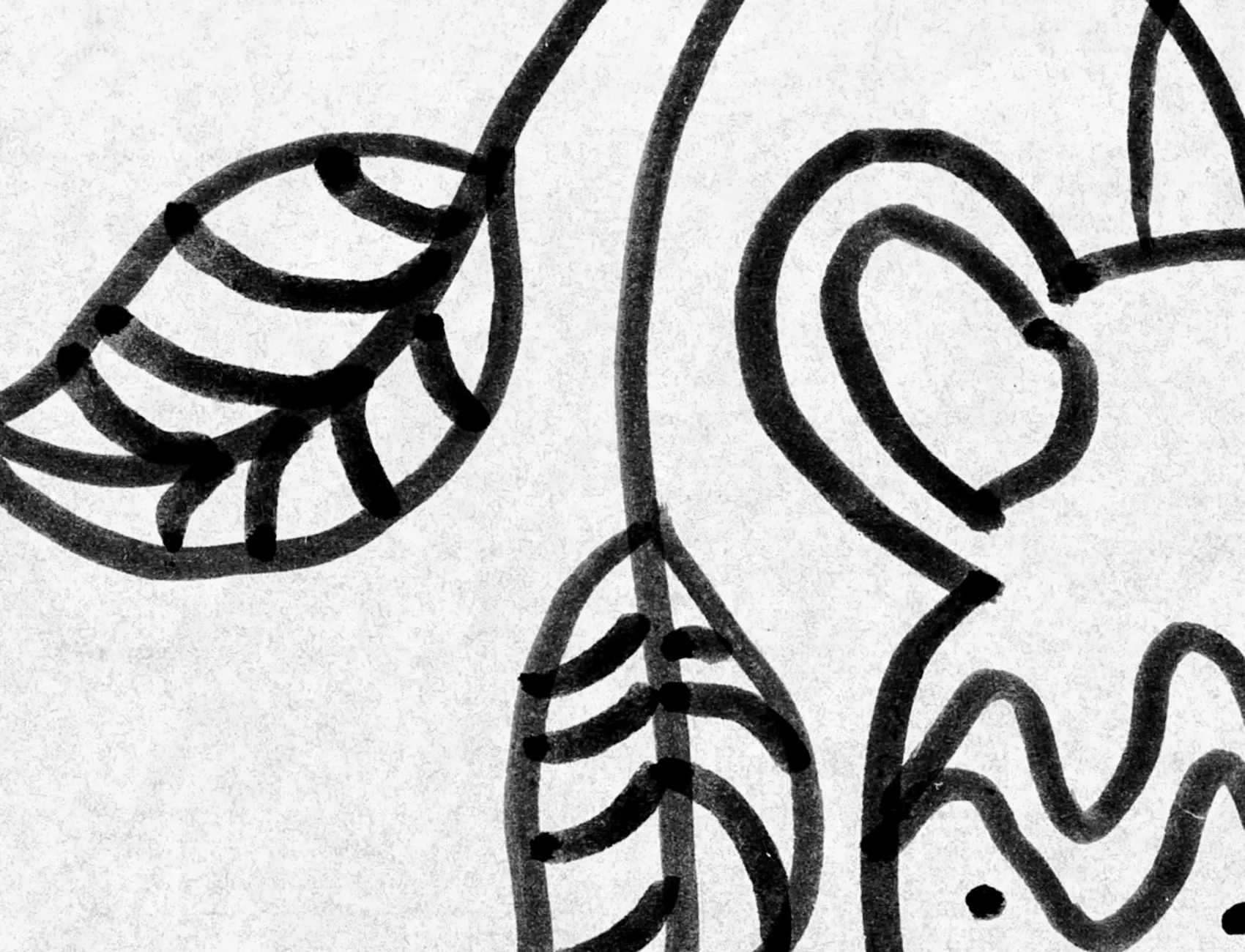 Doodle model de design tapet