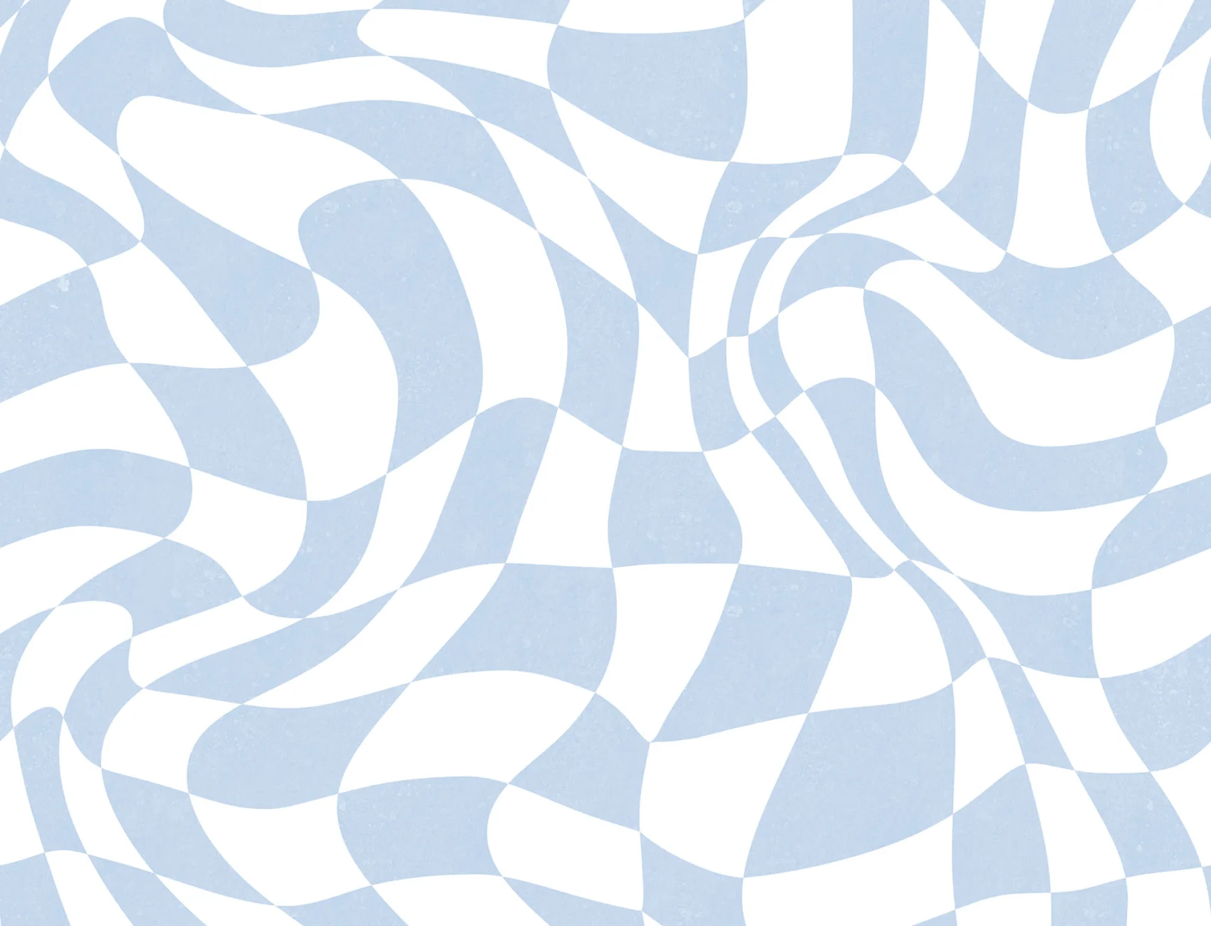Blue checkered maximalist wallpaper