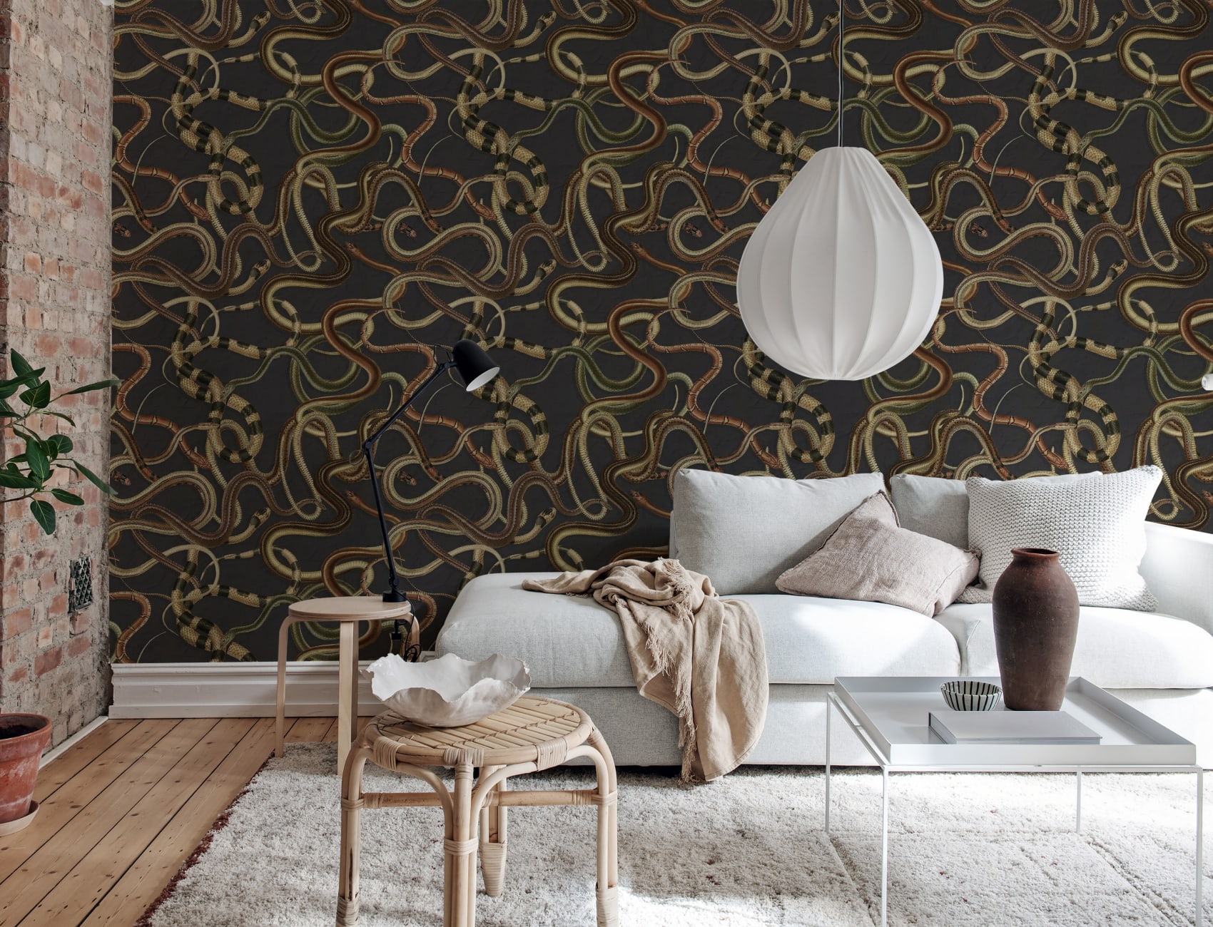 Un mur de serpents
