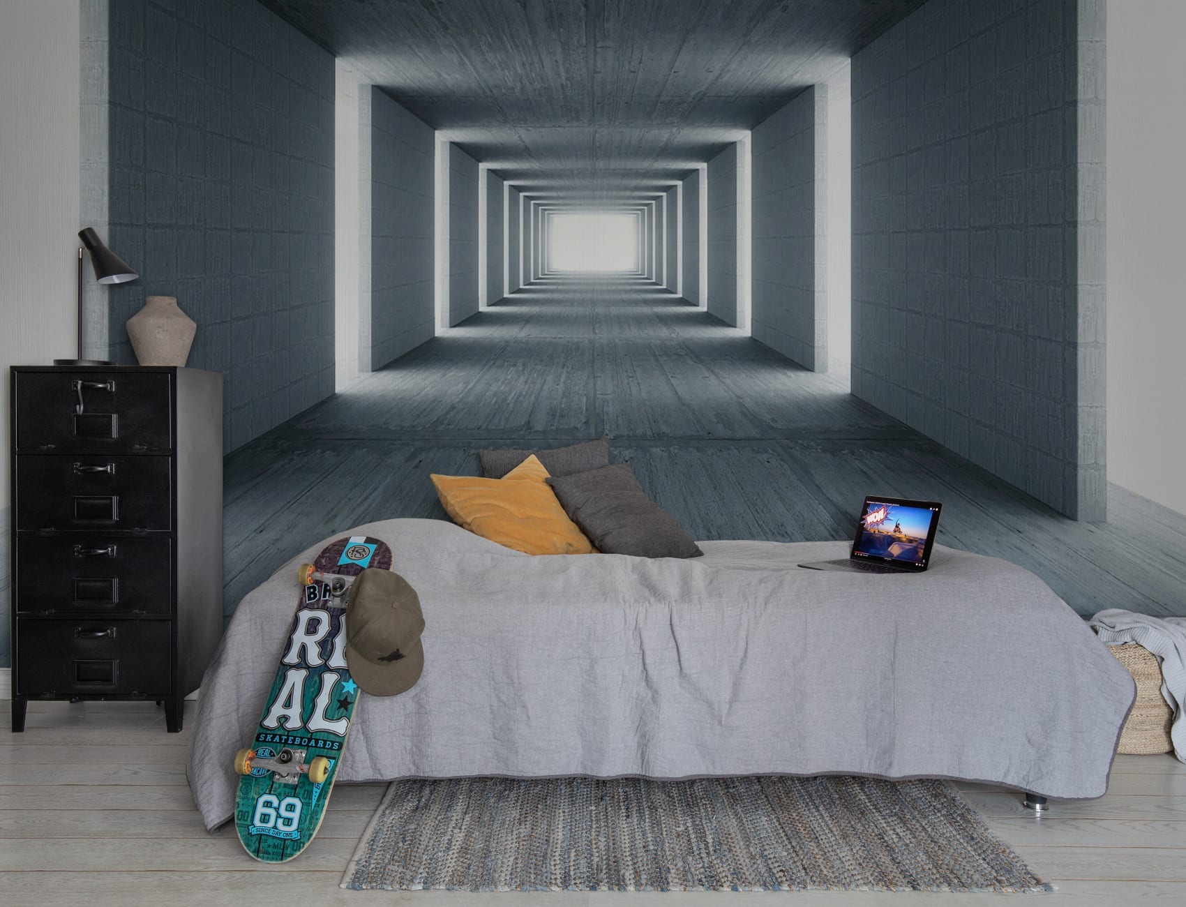 Fascinerende tunnel med 3D-effekt